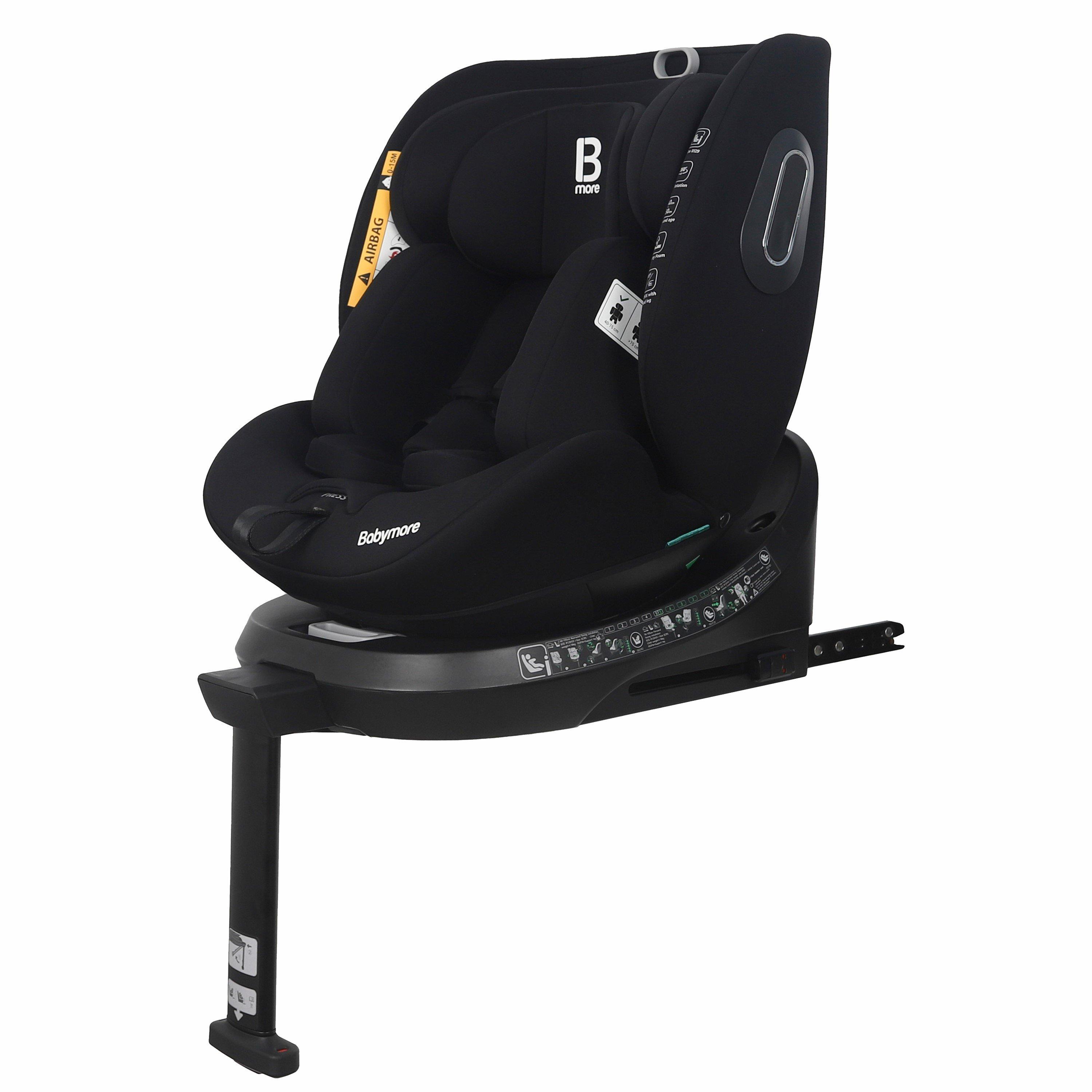 Black - Babymore - Shea 360° i-Size Every Stage Car Seat - 2