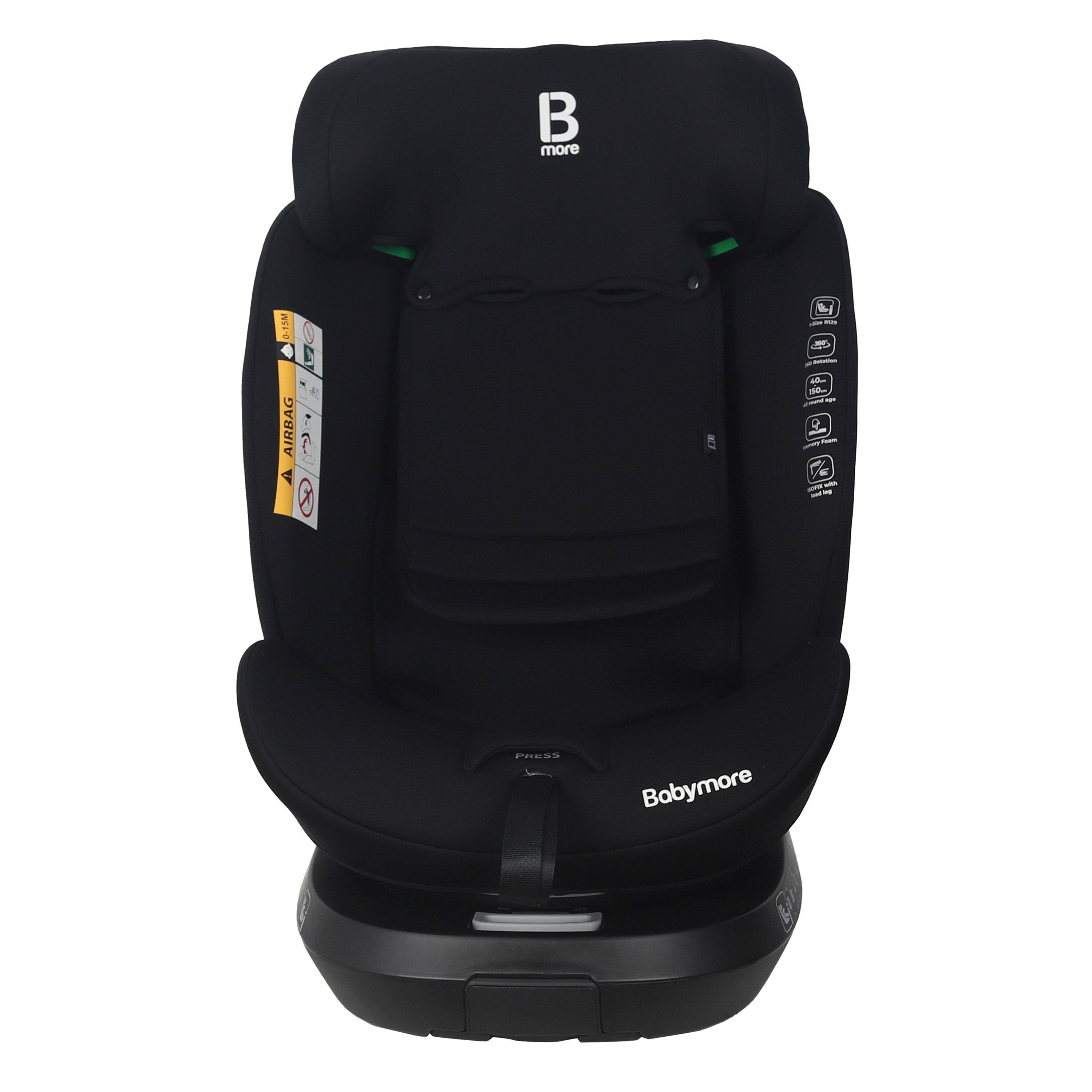 Black - Babymore - Shea 360° i-Size Every Stage Car Seat - 6