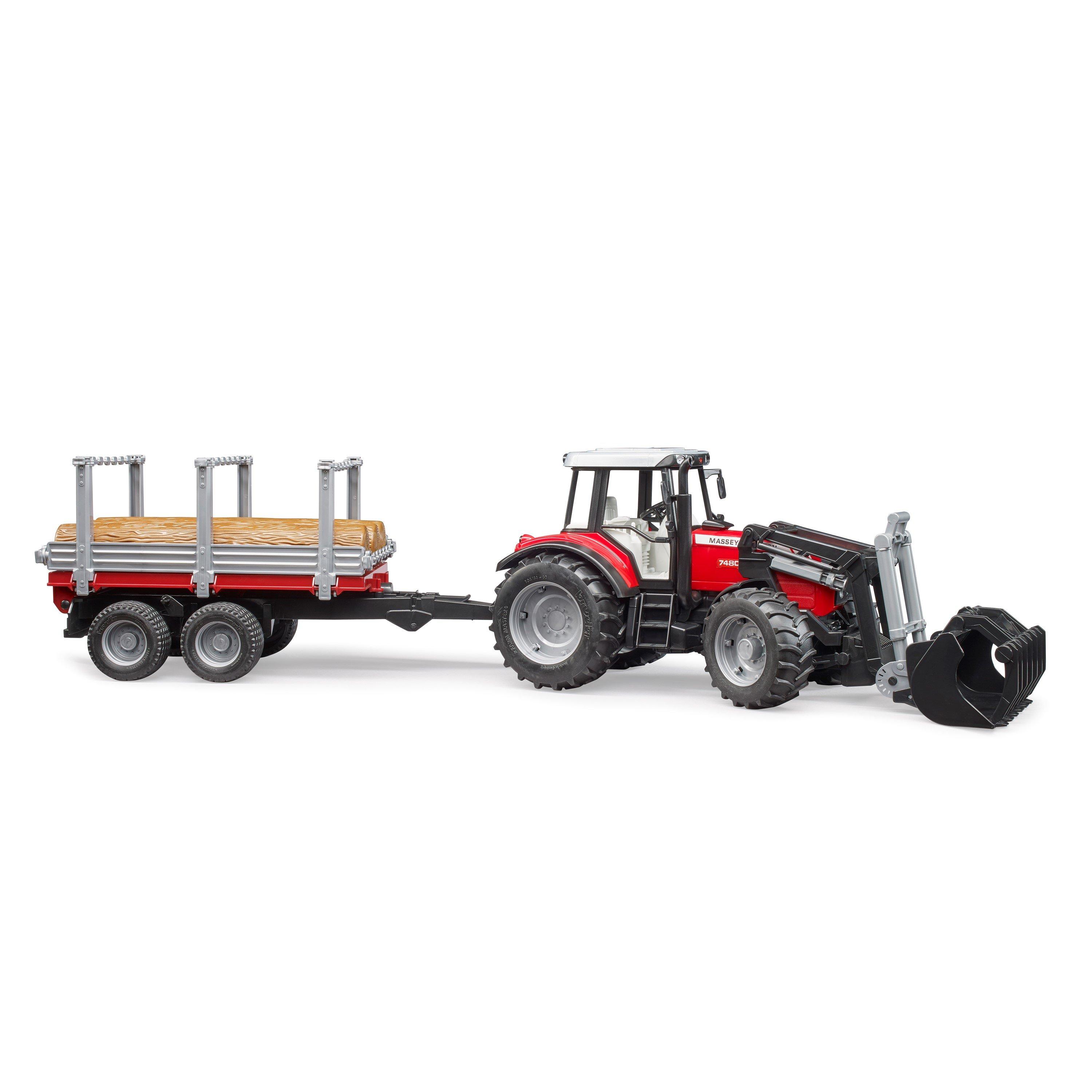 Multi - Bruder - Bruder 1:16 Massey Ferguson 7480 with frontloader - 1