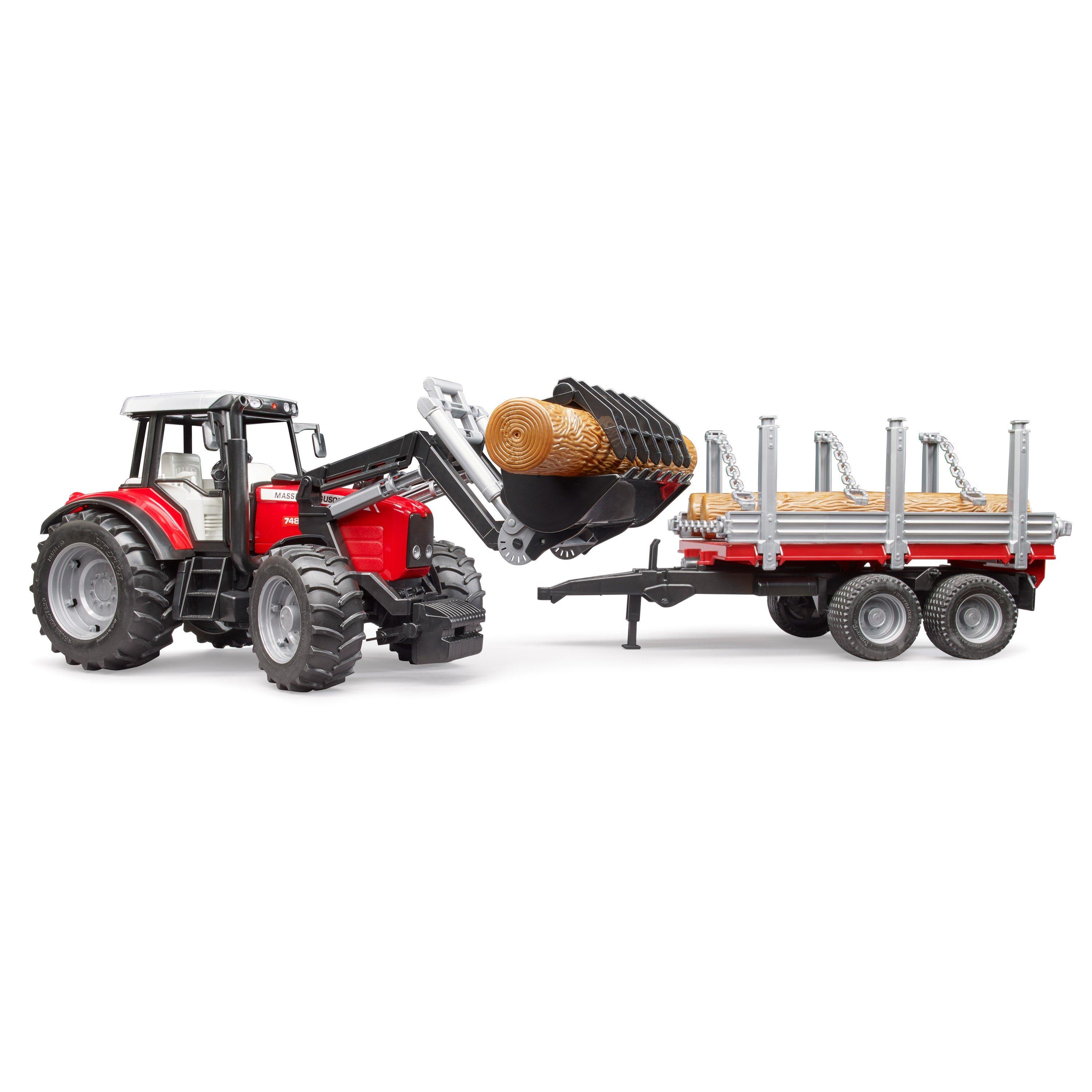 Multi - Bruder - Bruder 1:16 Massey Ferguson 7480 with frontloader - 2