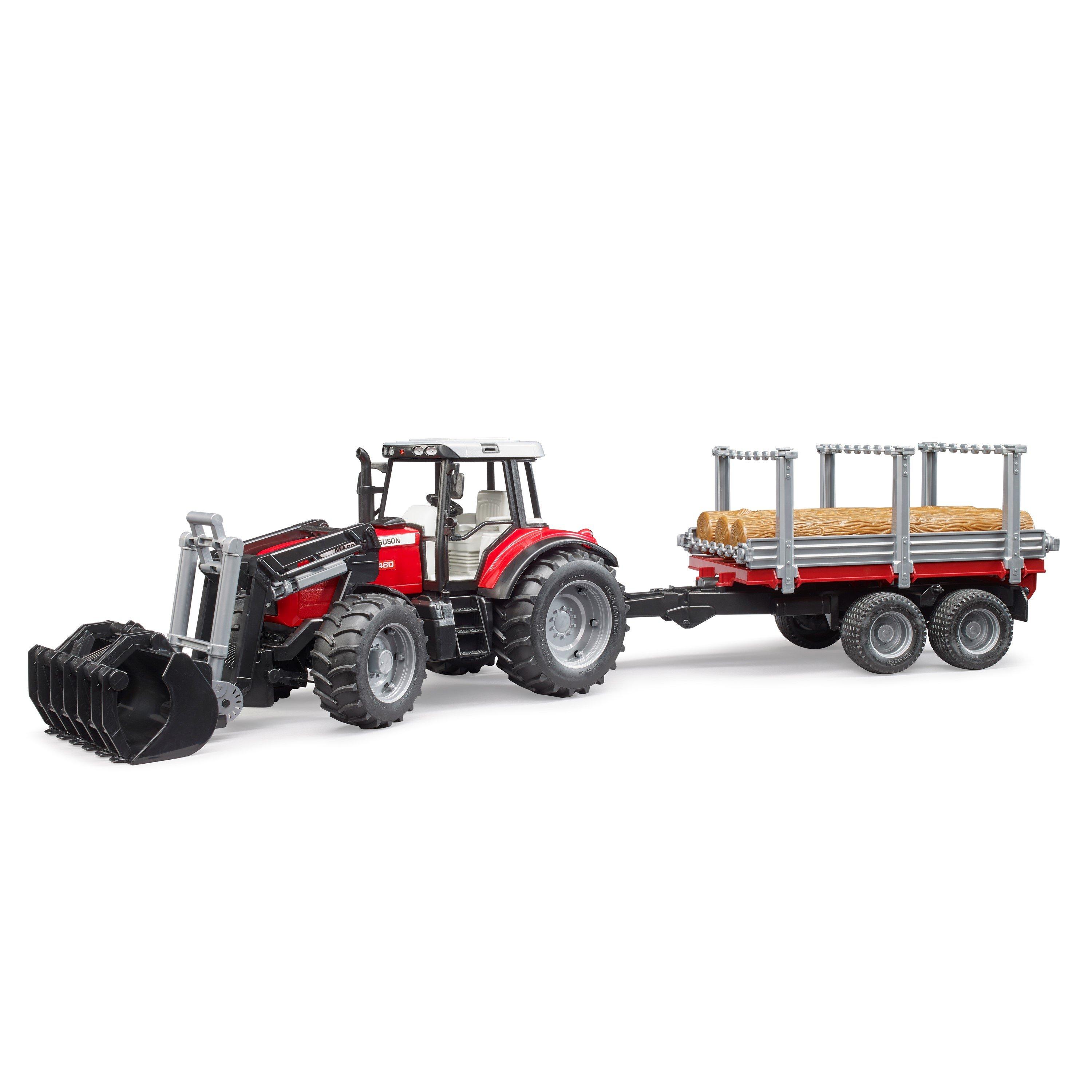 Multi - Bruder - Bruder 1:16 Massey Ferguson 7480 with frontloader - 6