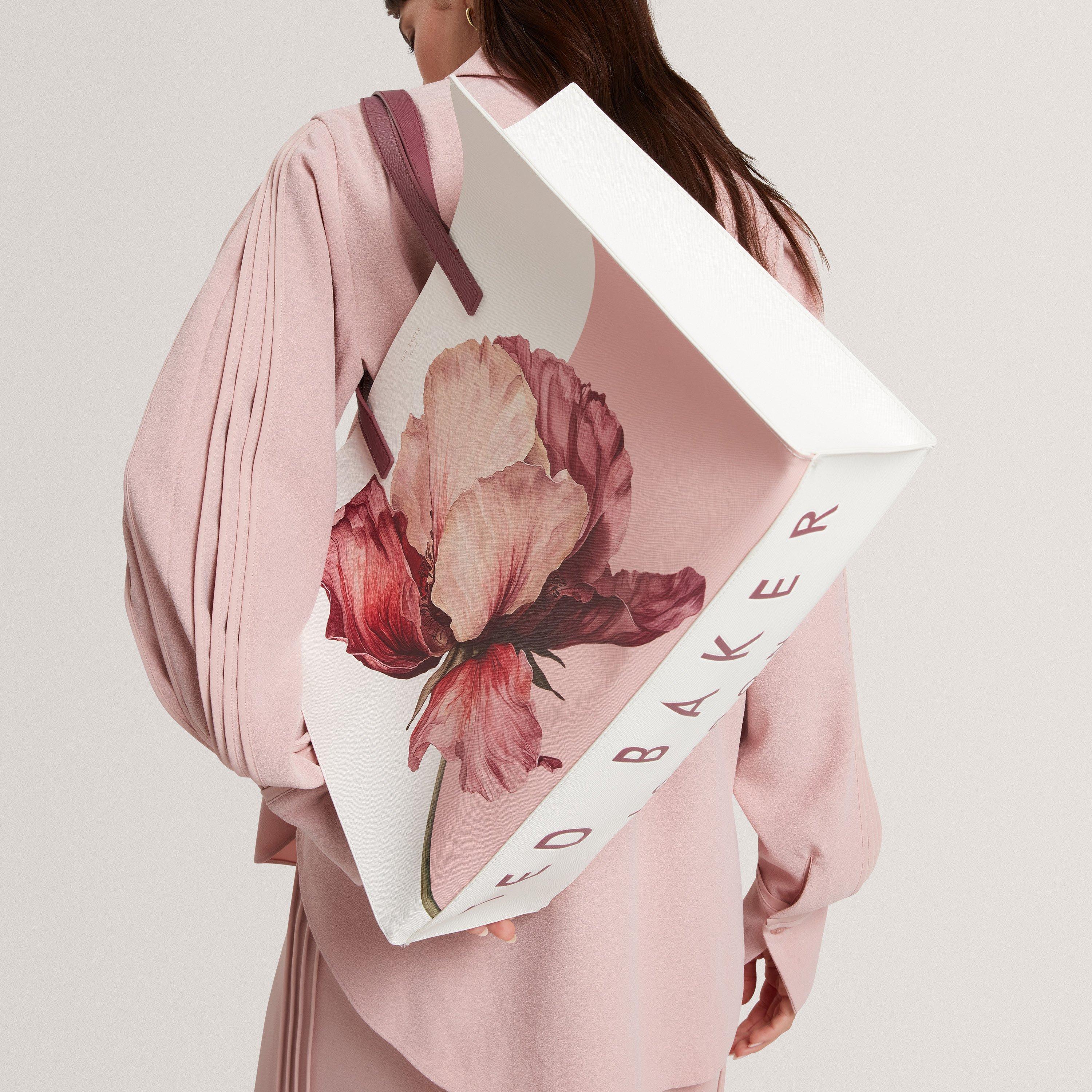 Ivory - Ted Baker - Ted FloralXL IconBag Ld62 - 3