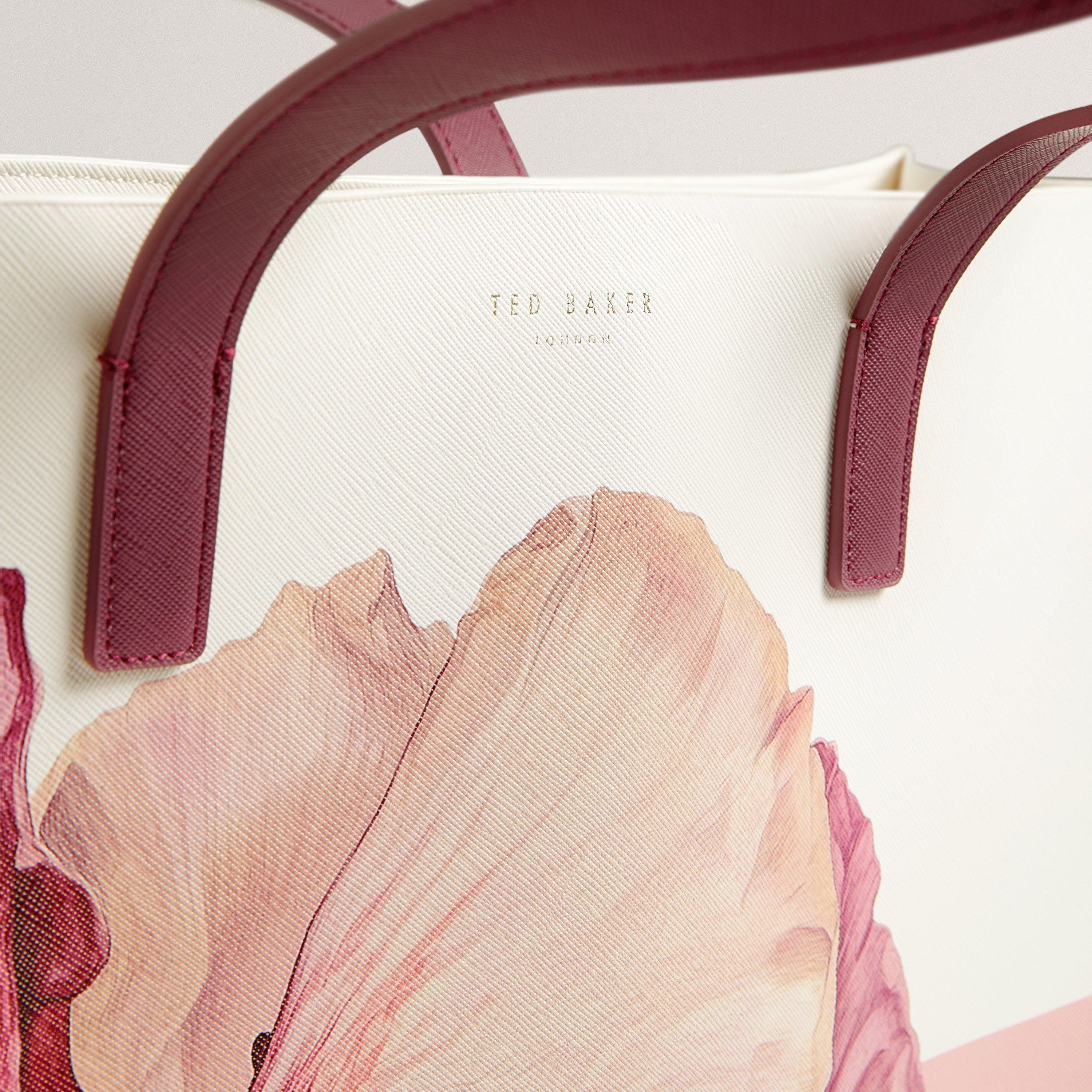 Ivory - Ted Baker - Ted FloralXL IconBag Ld62 - 4