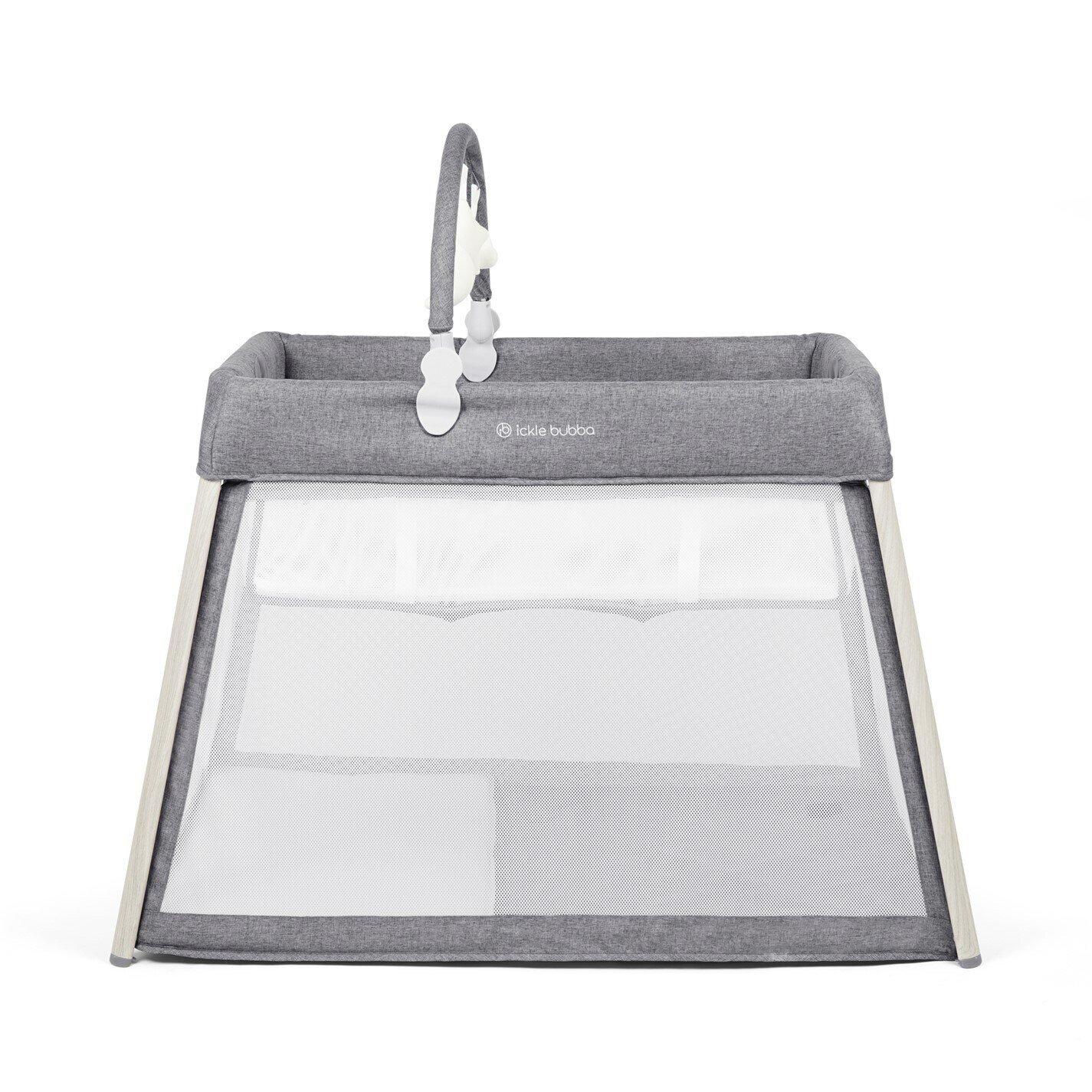 Ash Grey - Ickle Bubba - Scout 3 in 1 Travel Crib Cot and Playpen - 5