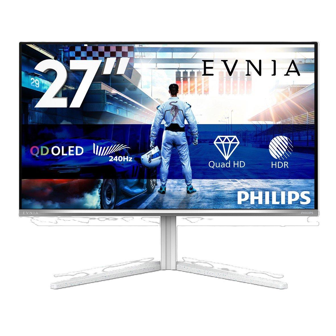 Black - Philips - Philips Evnia 27M2C6501L 27 Inch QD-OLED QHD 240Hz HDMI 2.1 Gaming monitor - 2