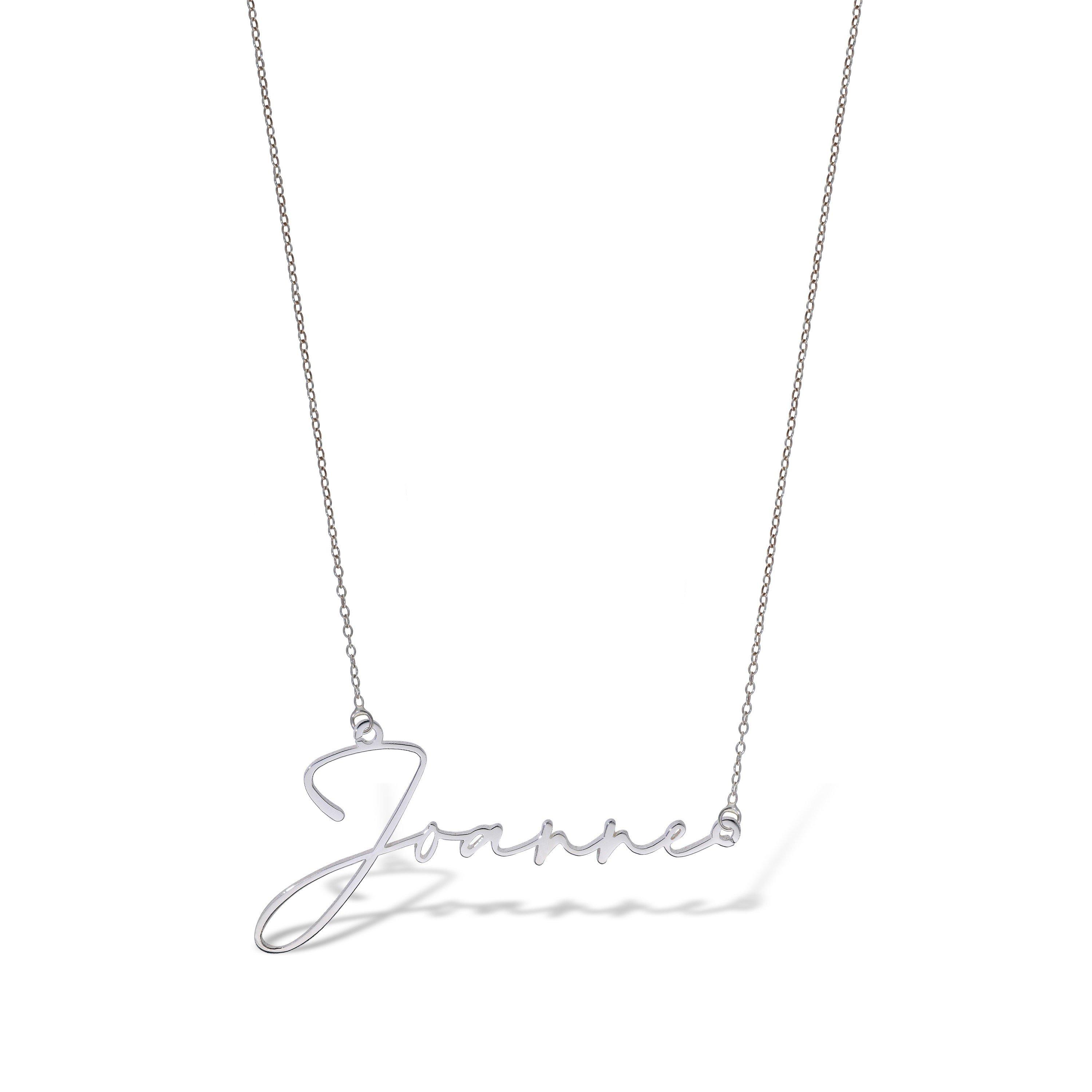 Silver - Be You - Personalised  Sterling Silver Name