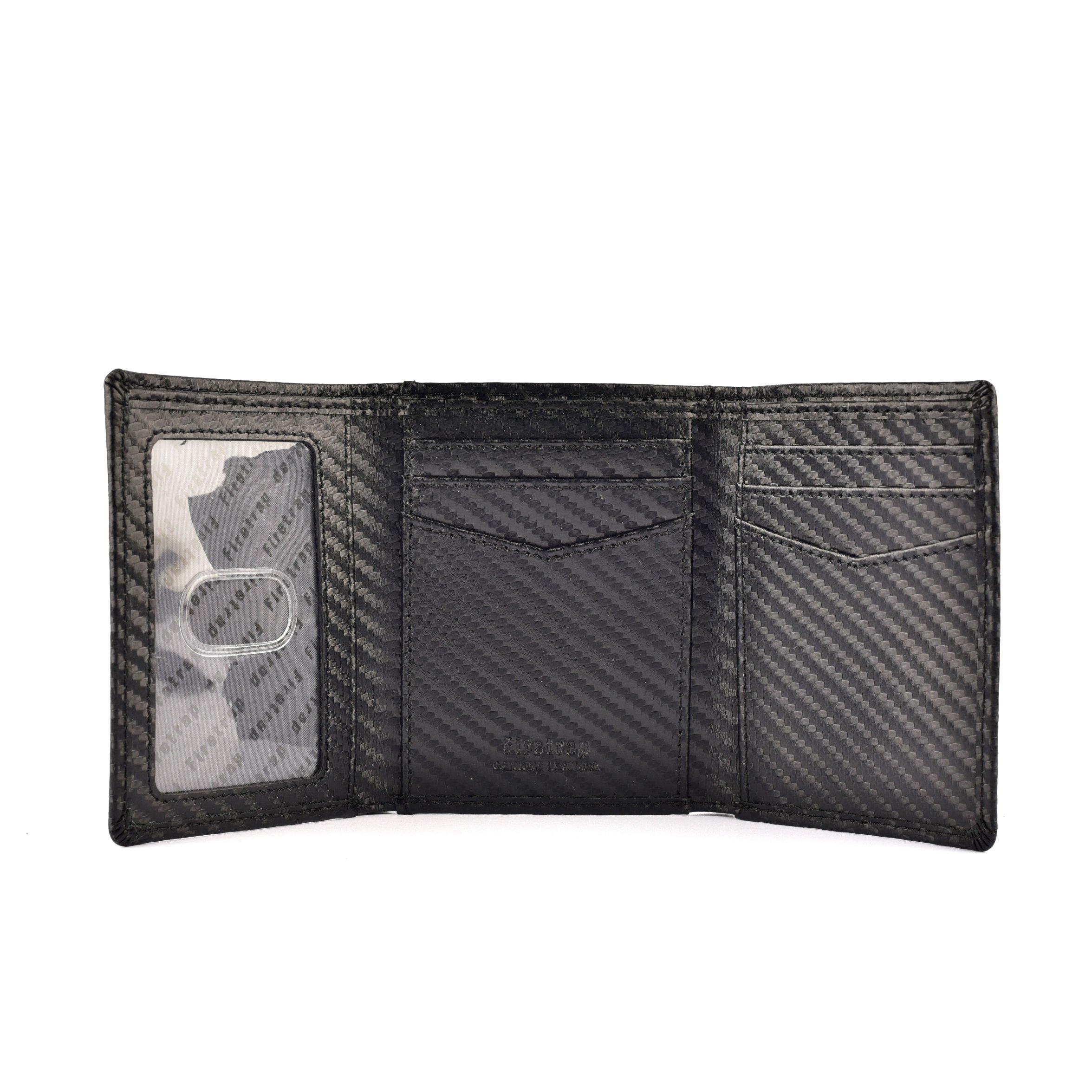 Black - Firetrap - Fold Wallet - 4