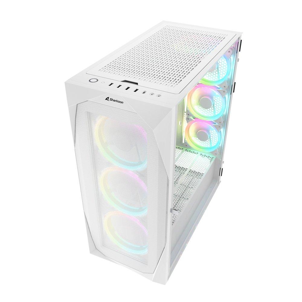 White - Sharkoon - REV300 White ATX Case - 2