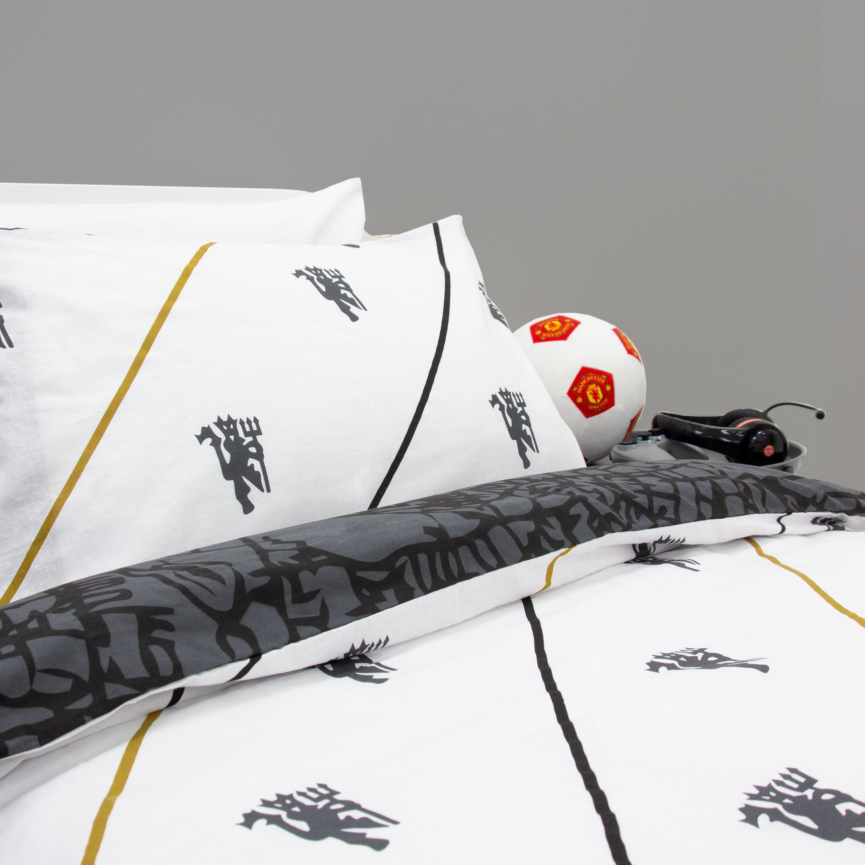 Multicolour - Manchester United FC - Manchester United Map Single Panel Duvet - 4