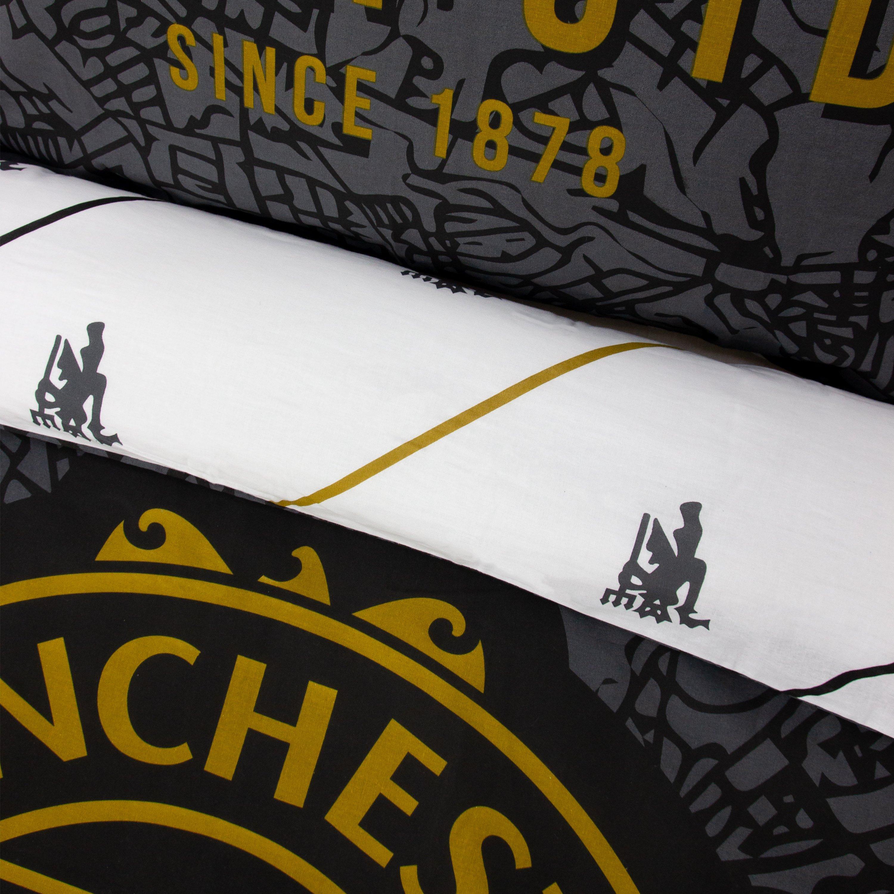 Multicolour - Manchester United FC - Manchester United Map Single Panel Duvet - 5