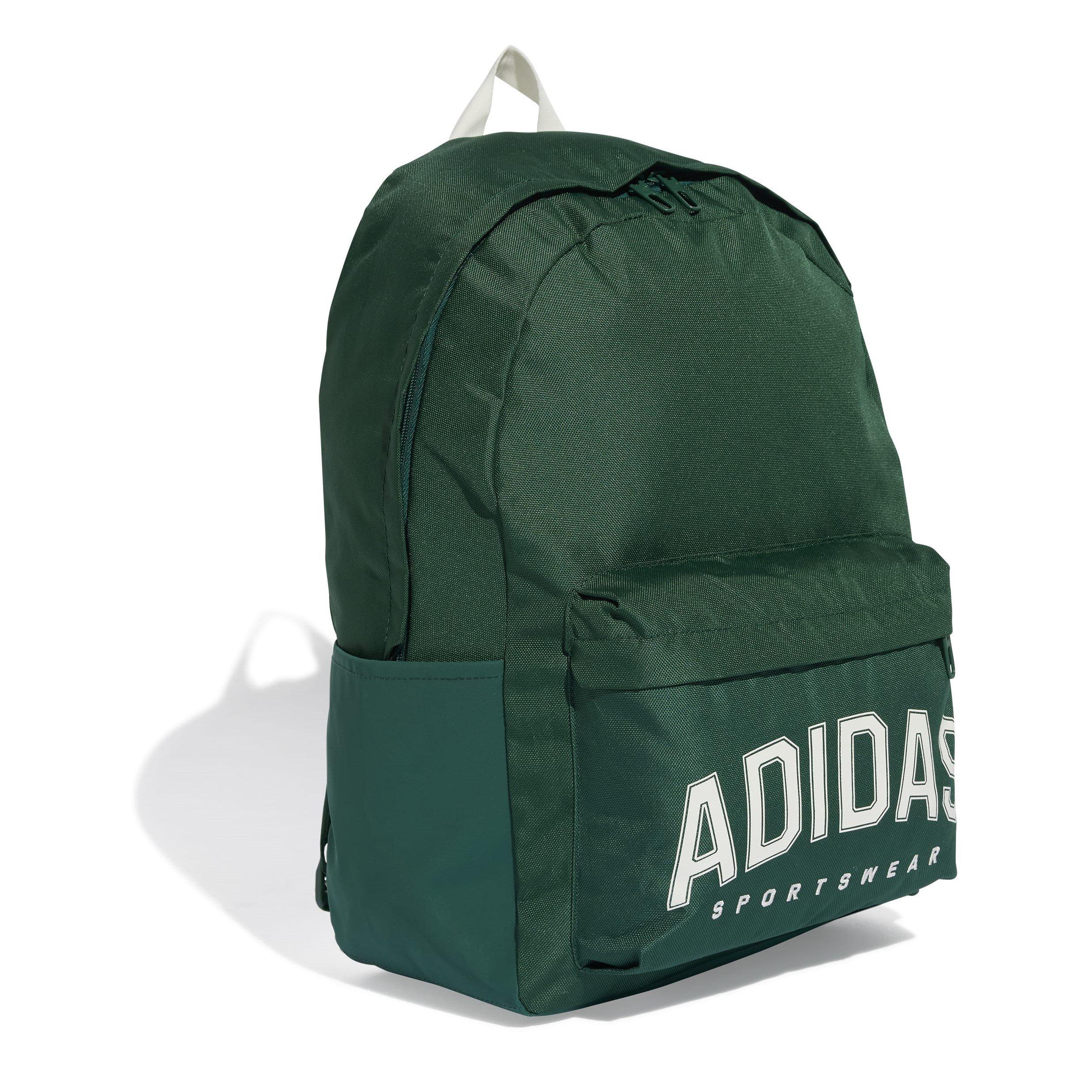 Green/Off White - adidas - Adults Backpack - 3