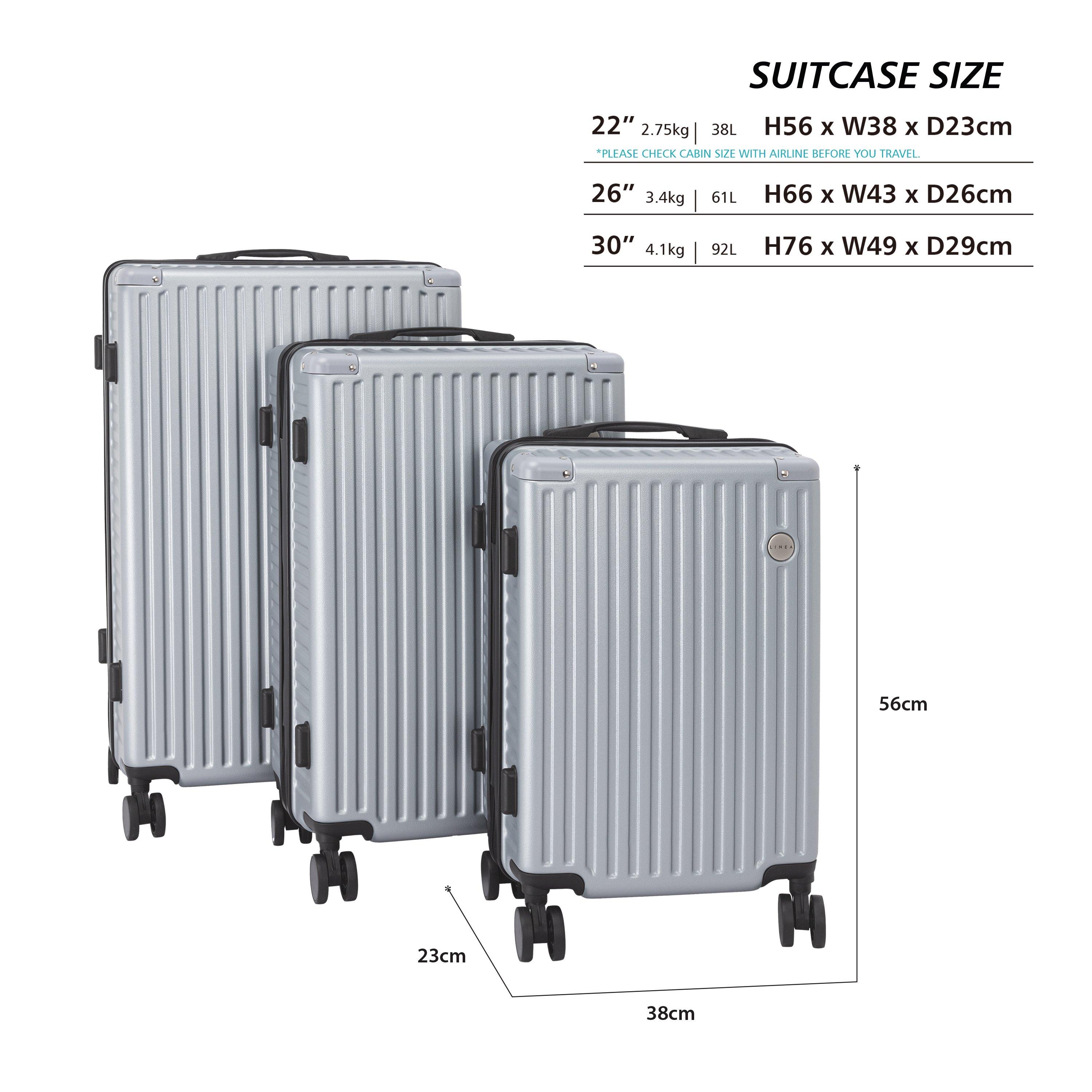 Silver - Linea - Metal Suitcase - 6