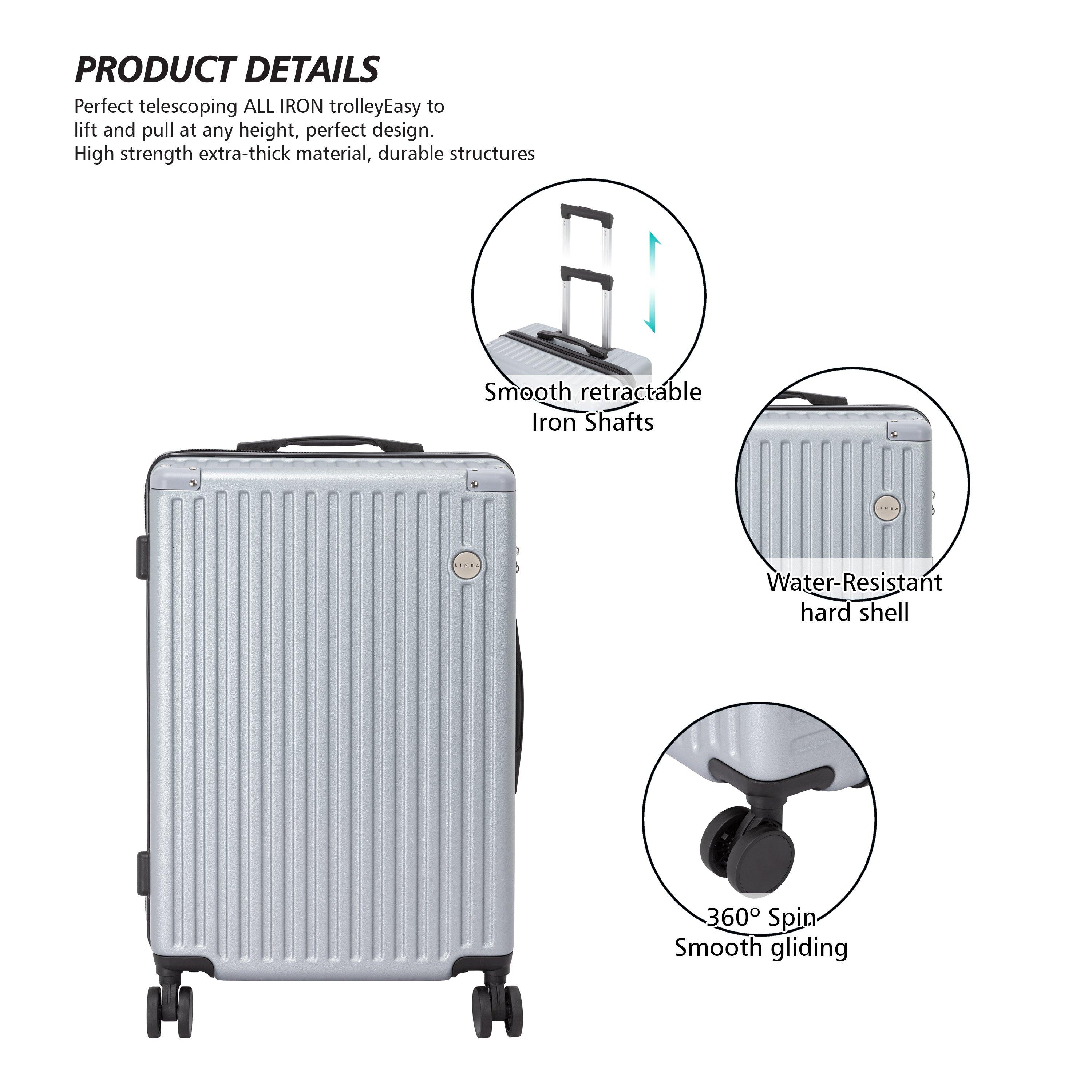 Silver - Linea - Metal Suitcase - 7