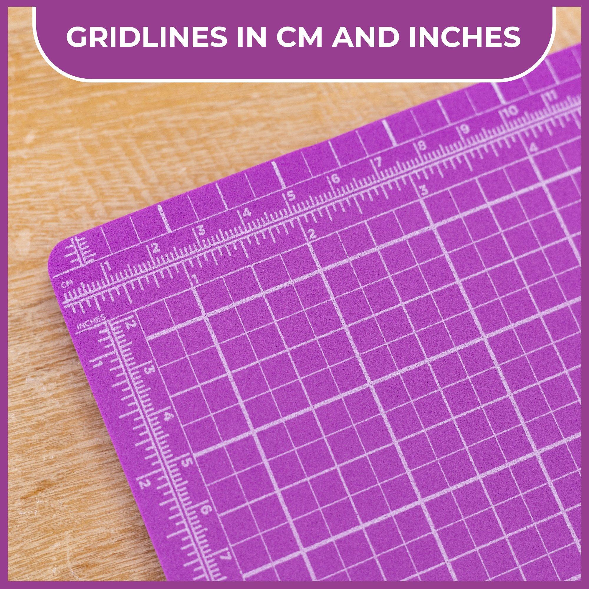 Purple - Crafters Companion - Professional Stamping Mat - 4