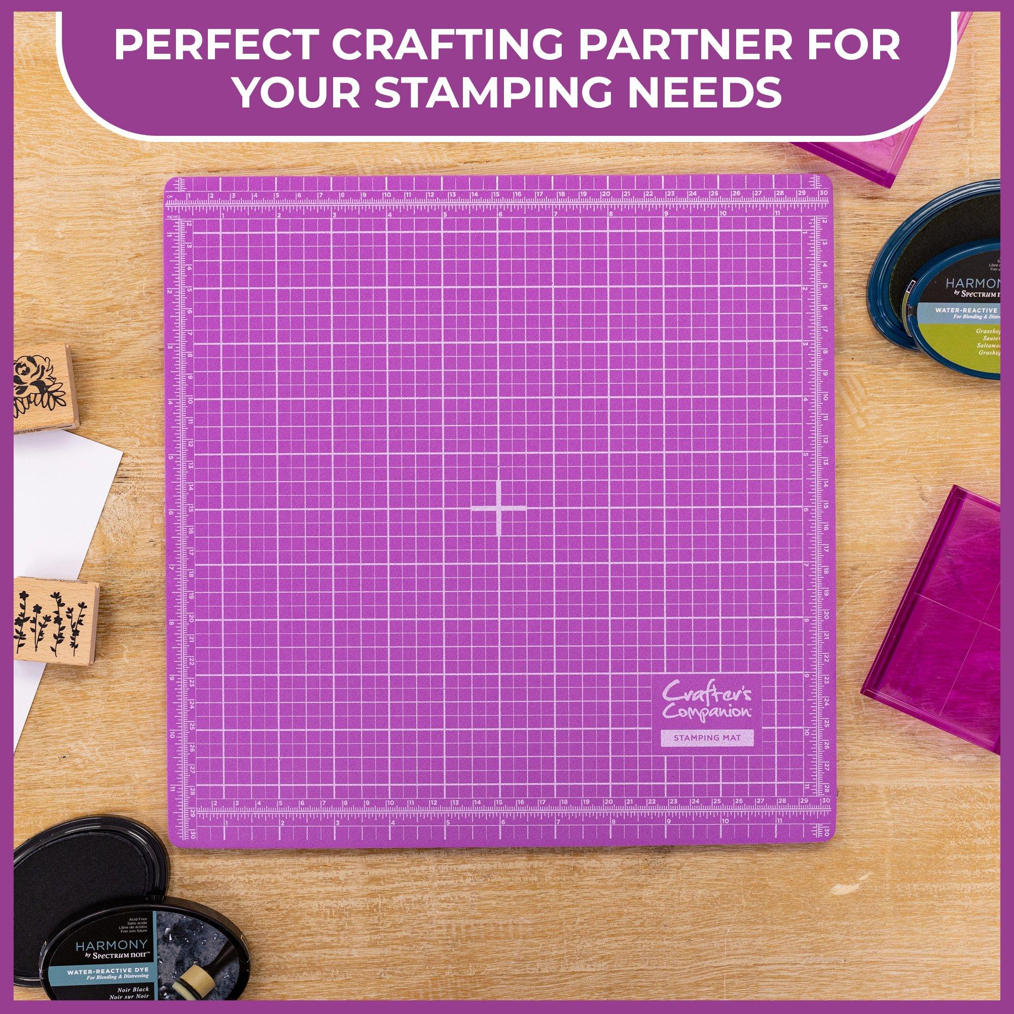 Purple - Crafters Companion - Professional Stamping Mat - 5