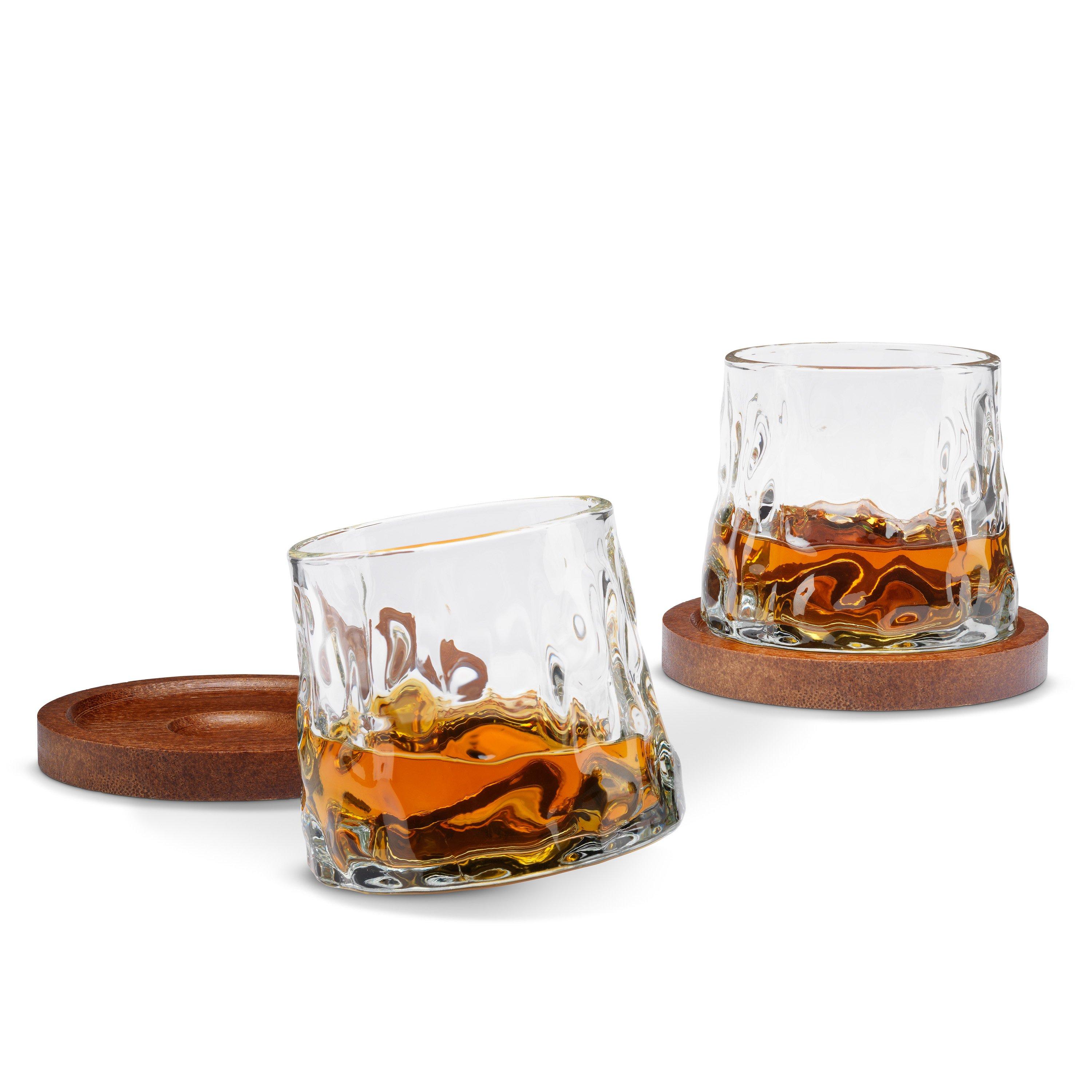 None - Ingenious - Connoisseur Creation Rotating Whisky Glasses with Coaster - 3
