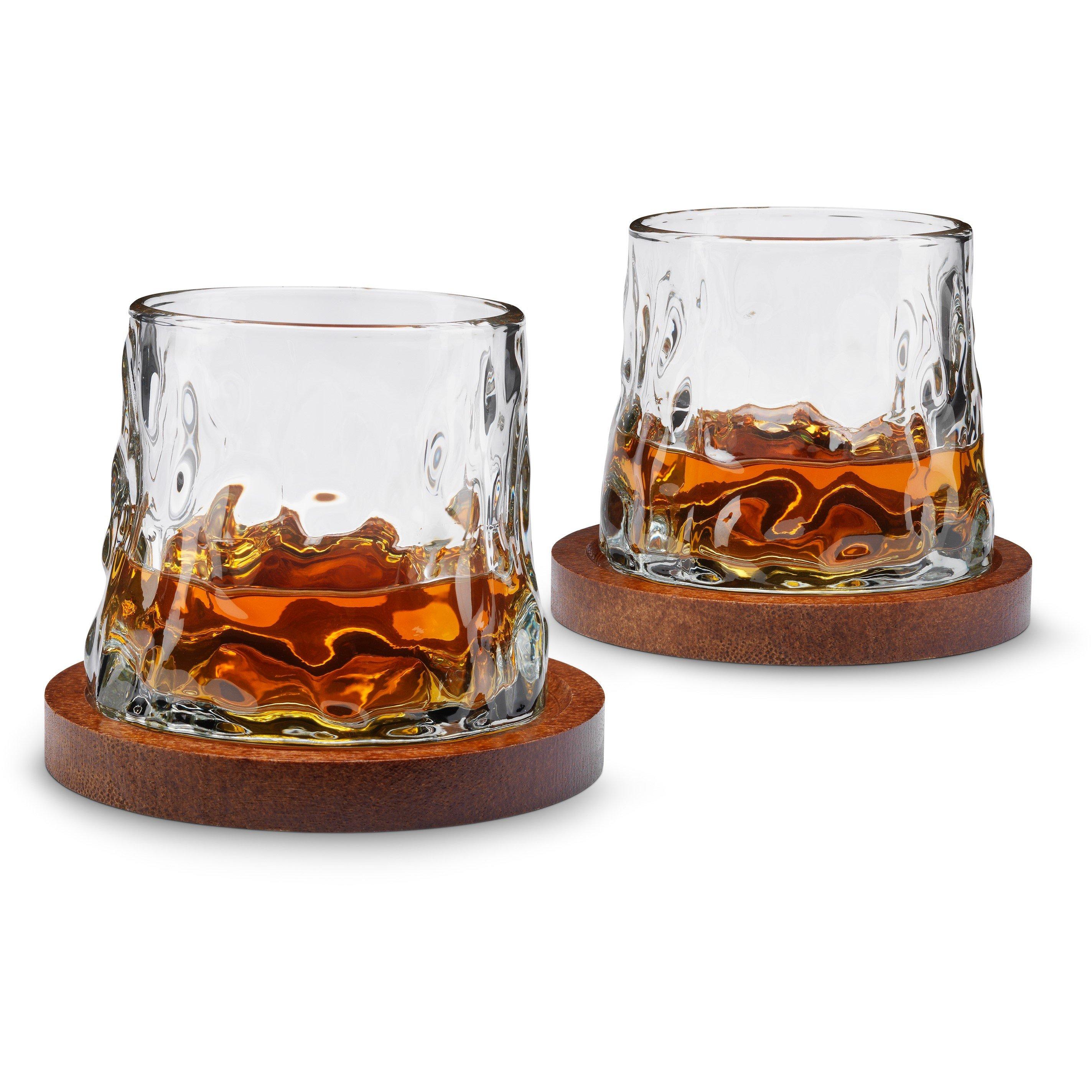 None - Ingenious - Connoisseur Creation Rotating Whisky Glasses with Coaster - 4