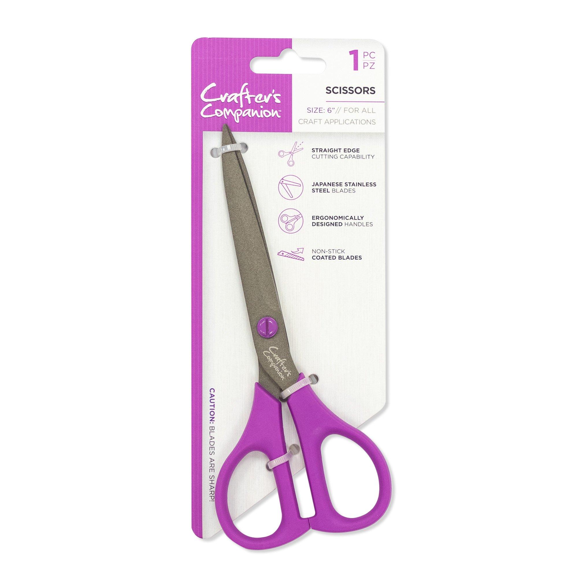 Multi - Crafters Companion - Scissors - 6 Straight - 1
