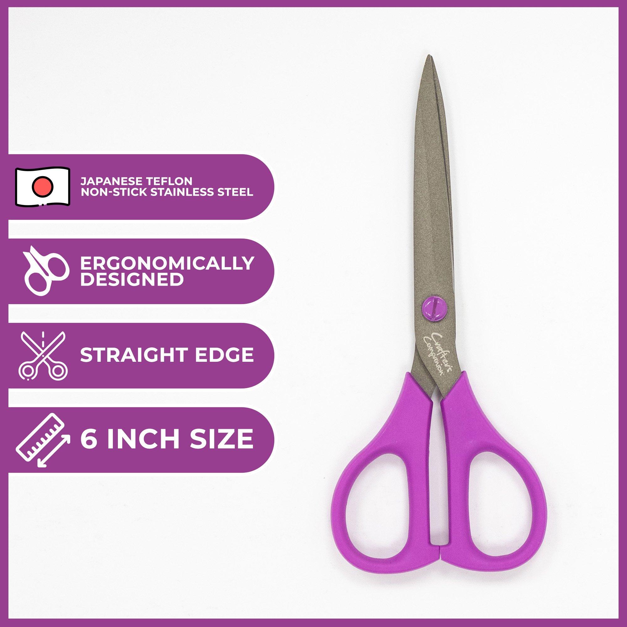 Multi - Crafters Companion - Scissors - 6 Straight - 2