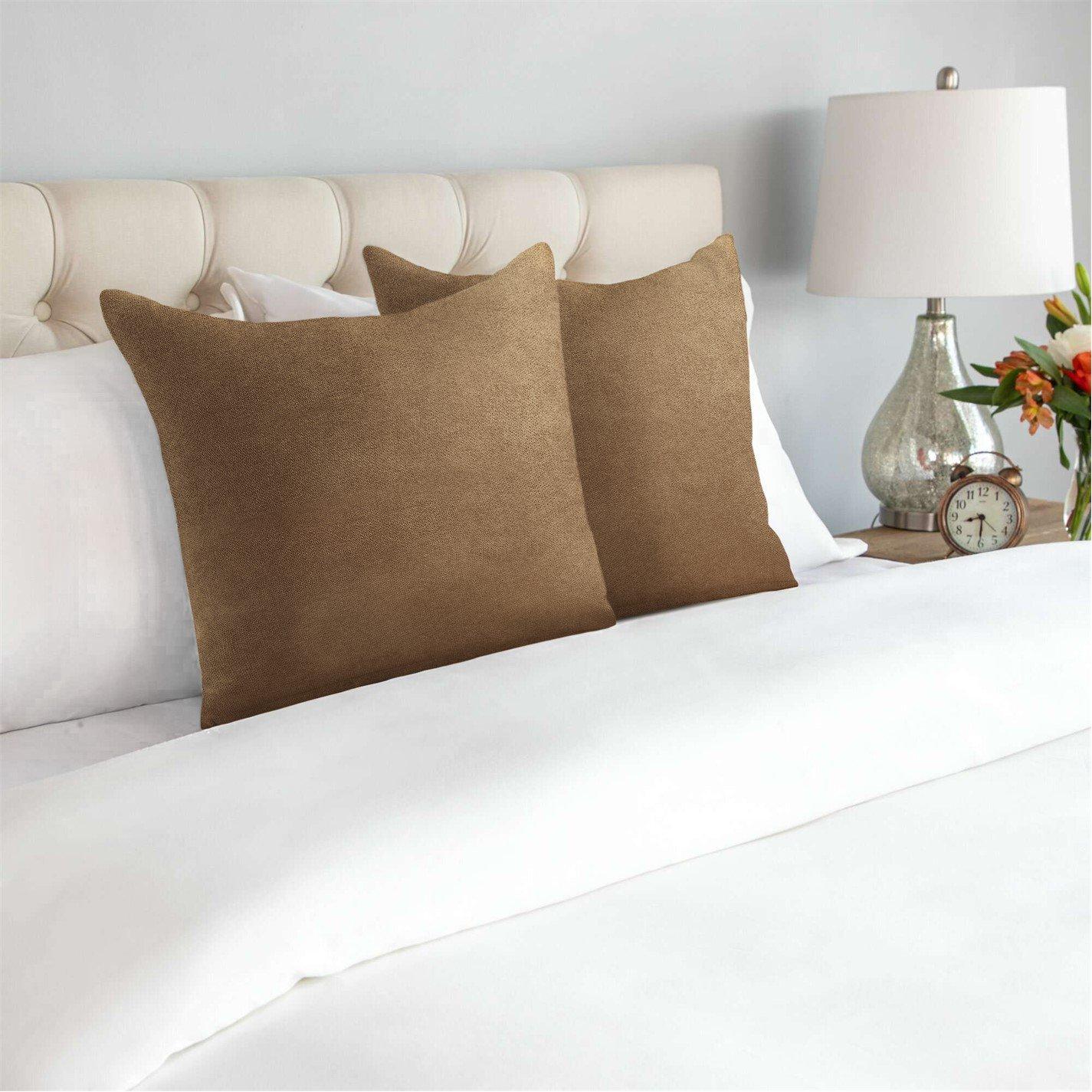 Pair of Velvet Chenille Cushions