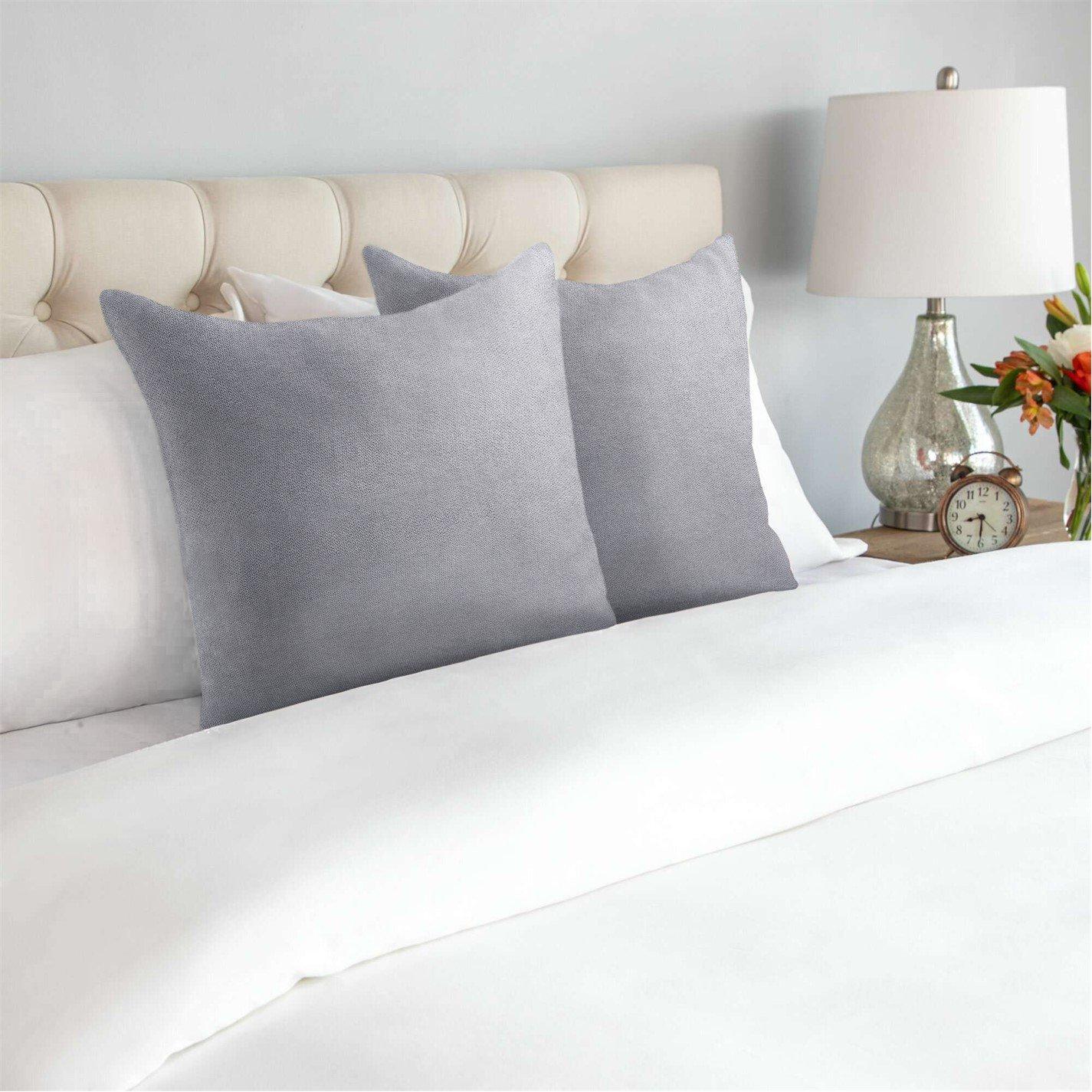 Pair of Velvet Chenille Cushions