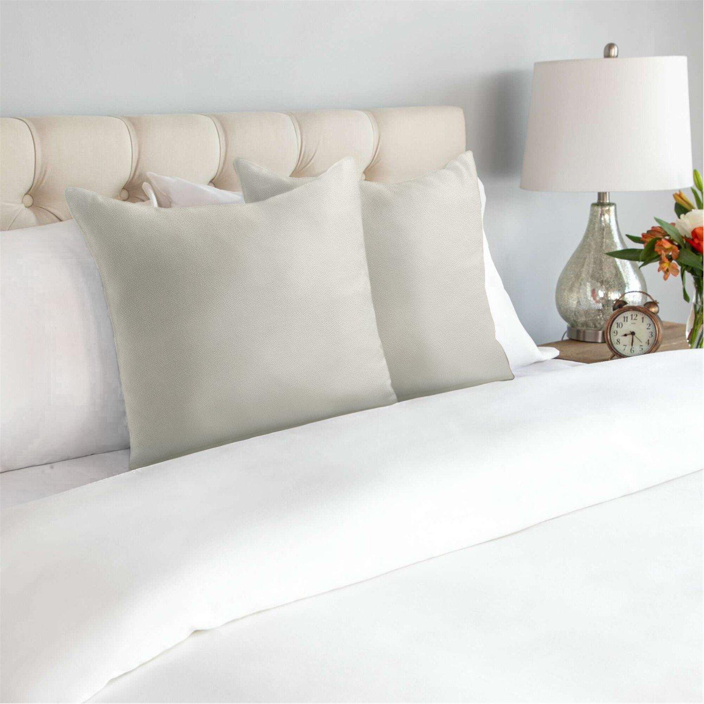 Cream - Alan Symonds - Pair of Velvet Chenille Cushions - 1