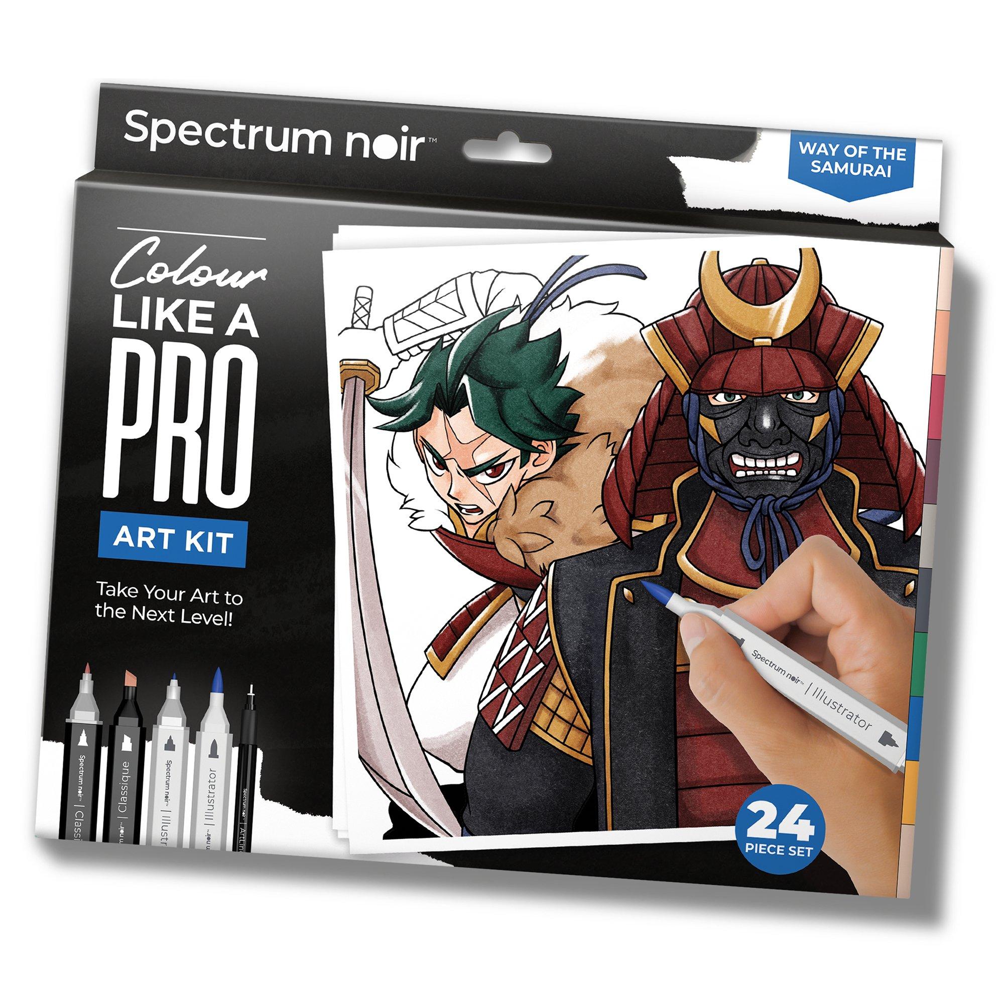 Multi - Crafters Companion - Spectrum Noir Pro Colour Art Kit Way of the Samuri - 1