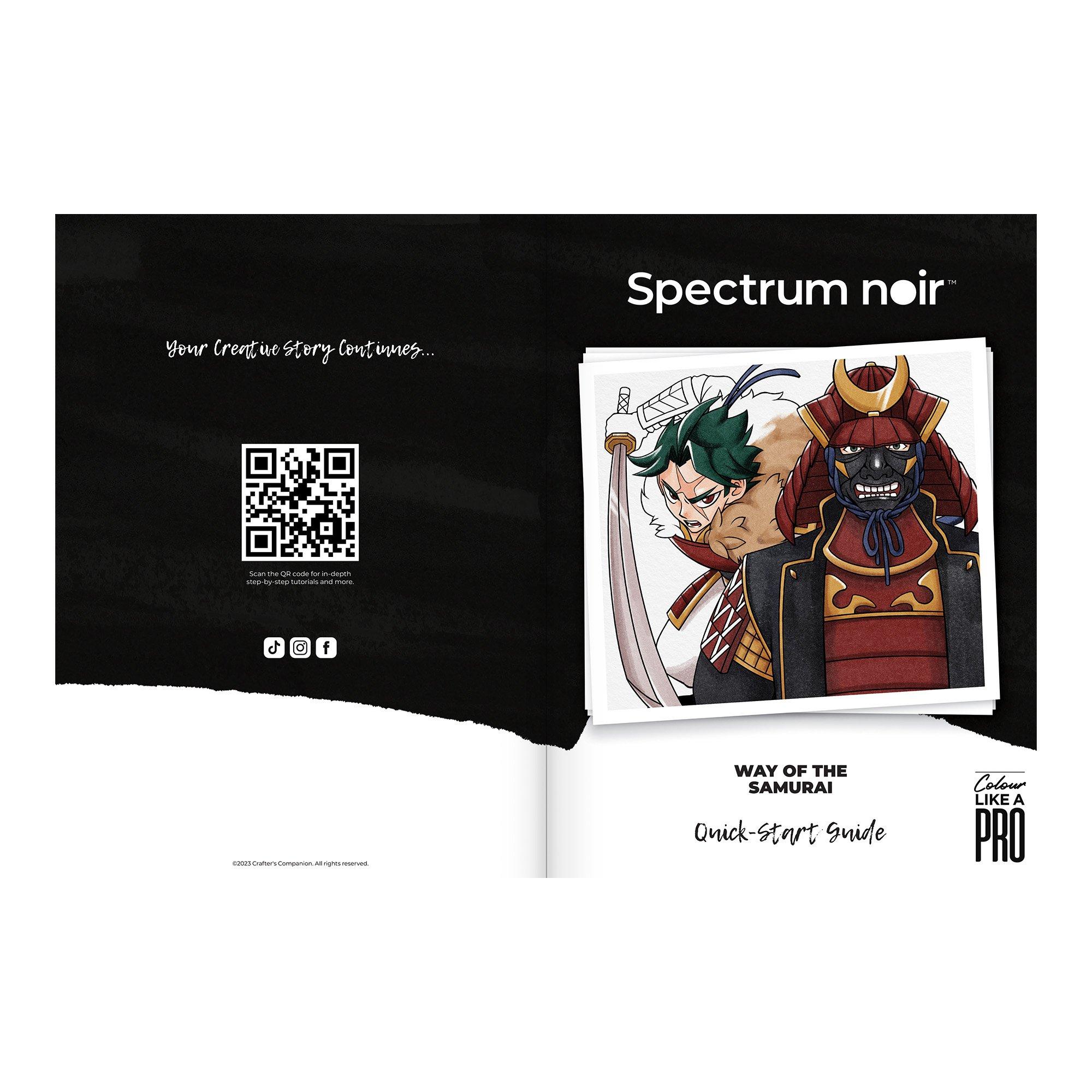 Multi - Crafters Companion - Spectrum Noir Pro Colour Art Kit Way of the Samuri - 8