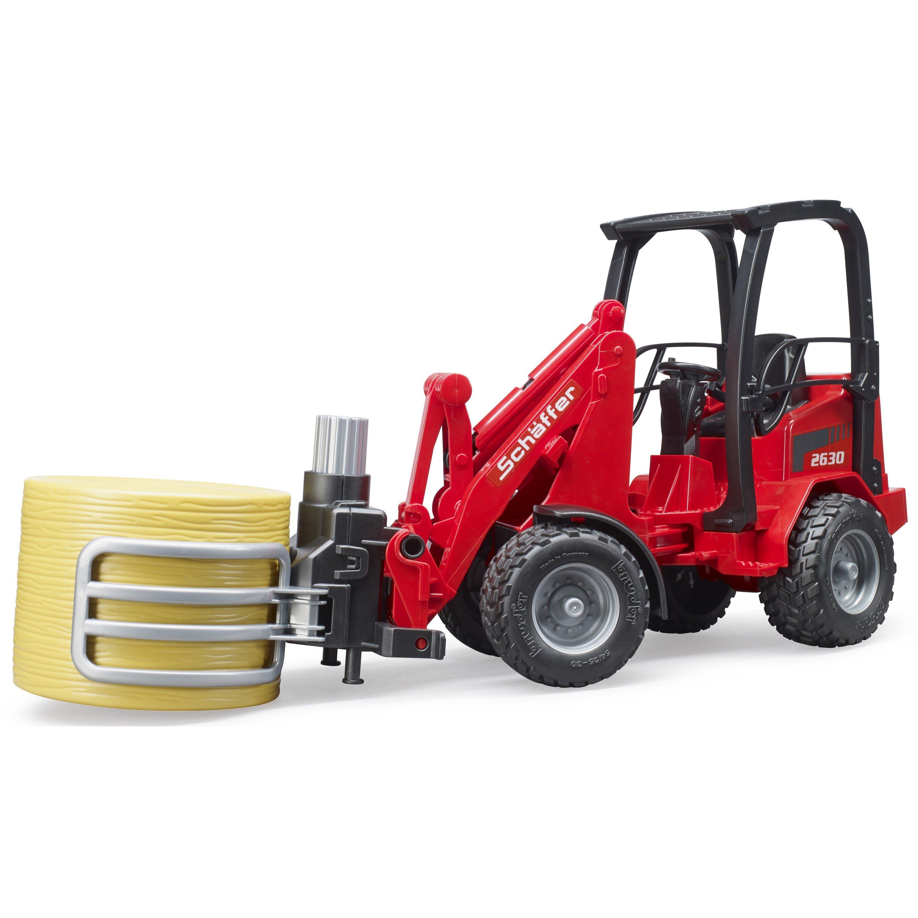 Multi - Bruder - Bruder 1:16 Sch¿ffer Compact loader 2630 with bale - 7