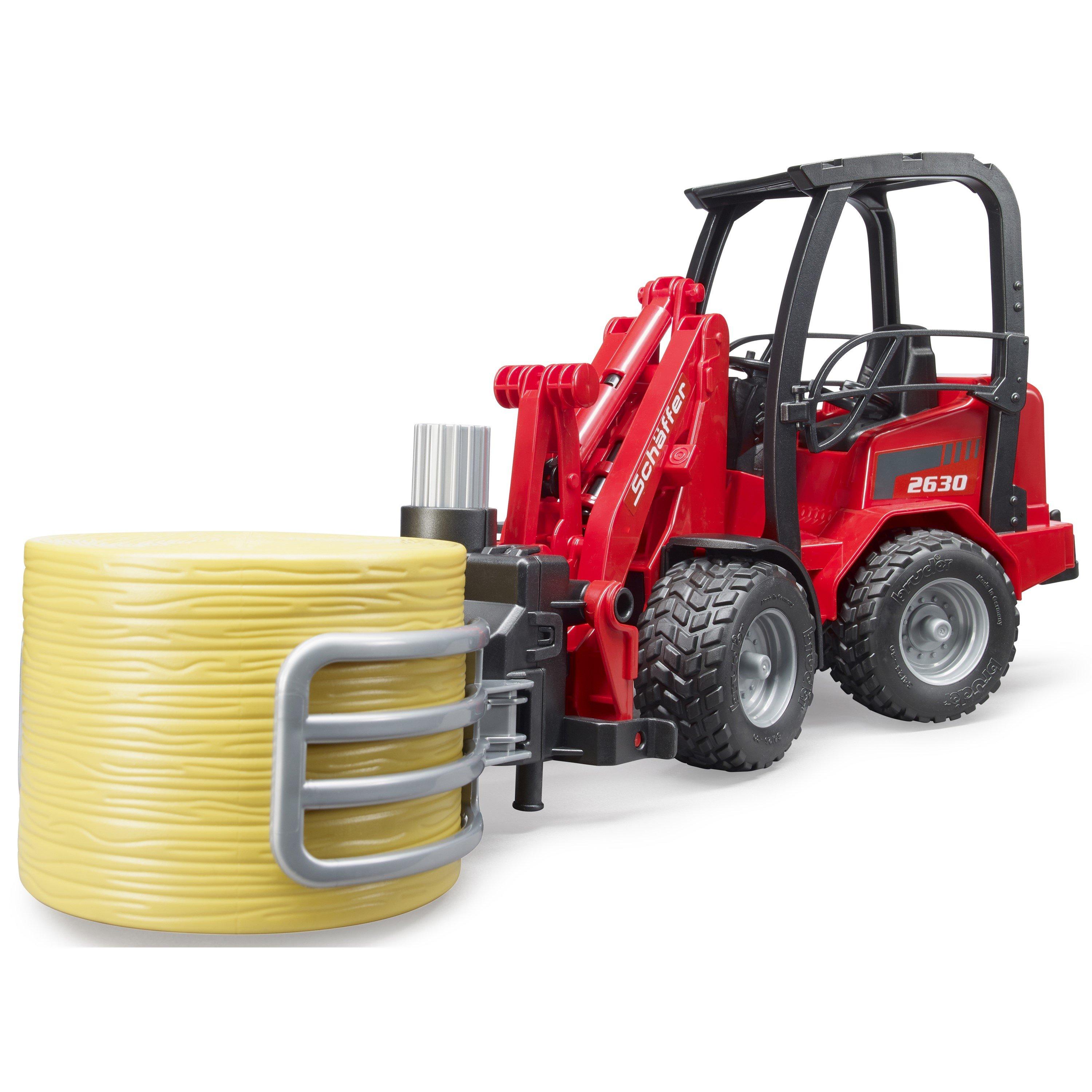 Multi - Bruder - Bruder 1:16 Sch¿ffer Compact loader 2630 with bale - 9