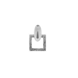 Tianguis Jackson Textured Square Oval Erng Ld99