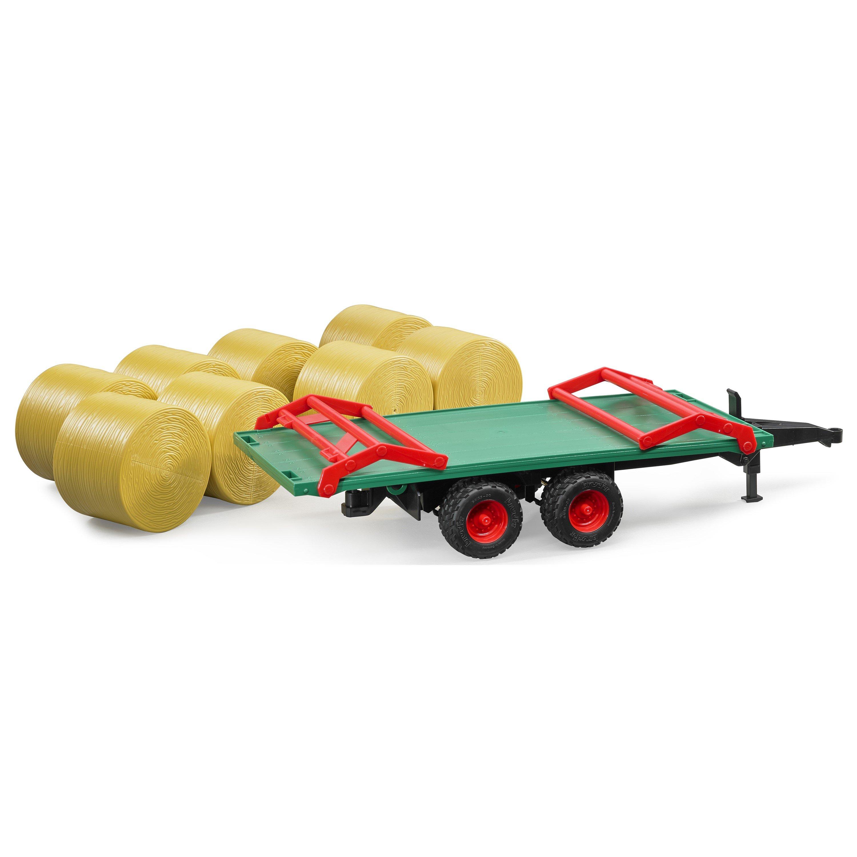Multi - Bruder - Bale transport trailer with 8 round bales - 3