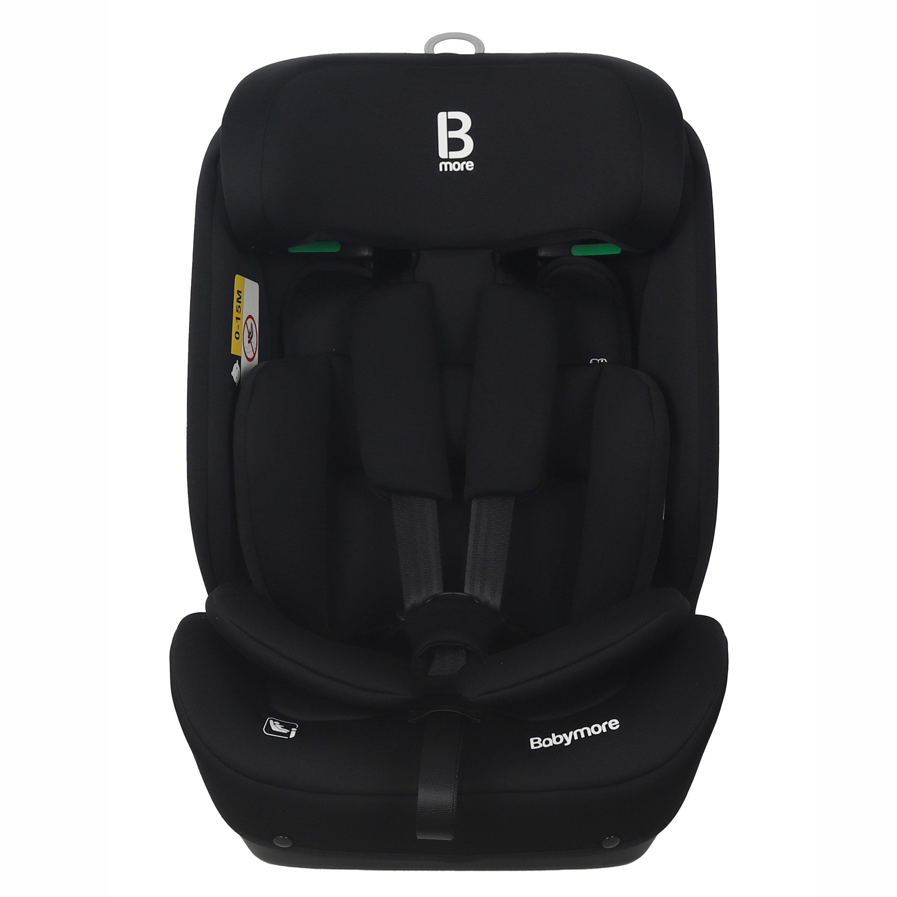 Black - Babymore - Hazel Car Seat i-Size 76-150cm Black - 4