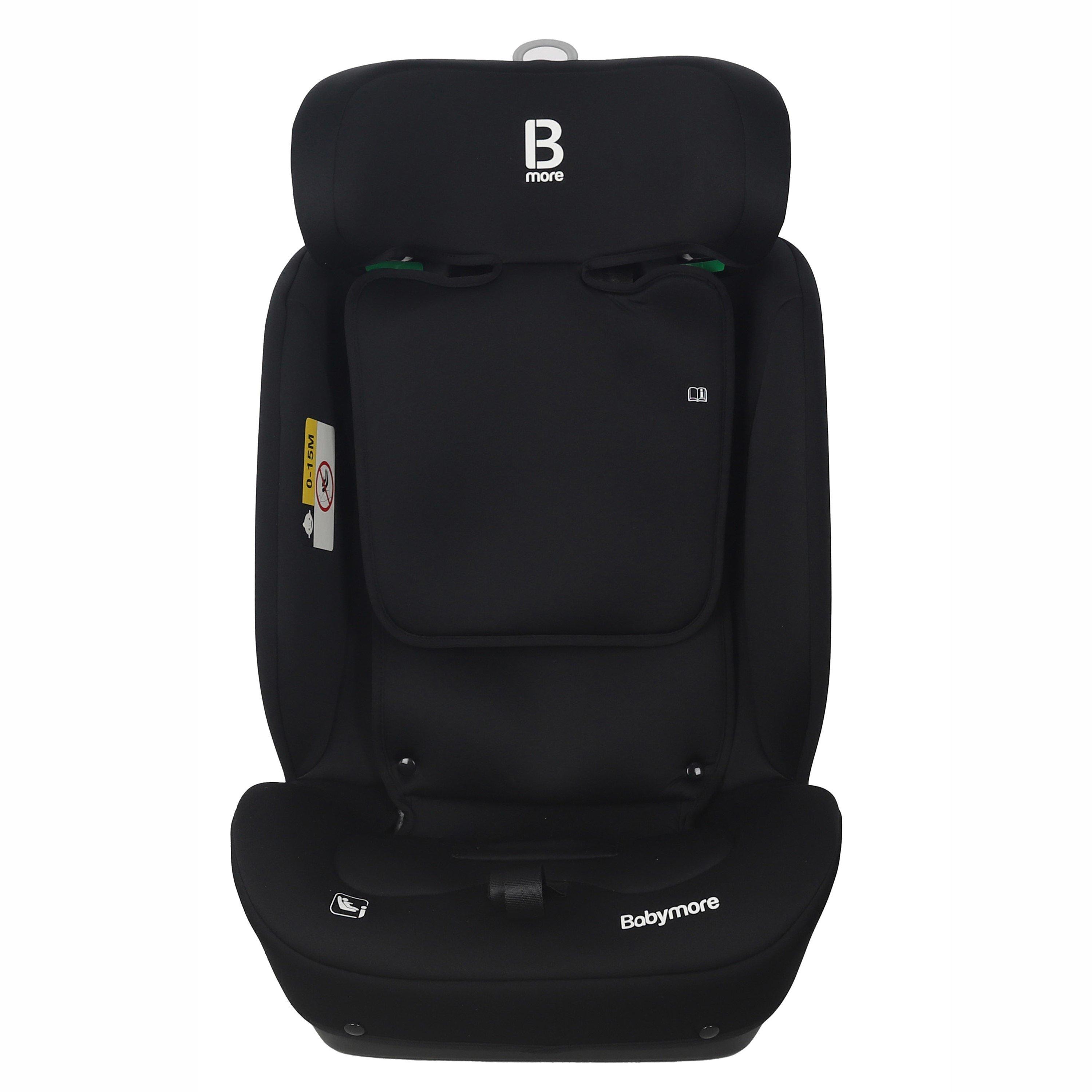 Black - Babymore - Hazel Car Seat i-Size 76-150cm Black - 5