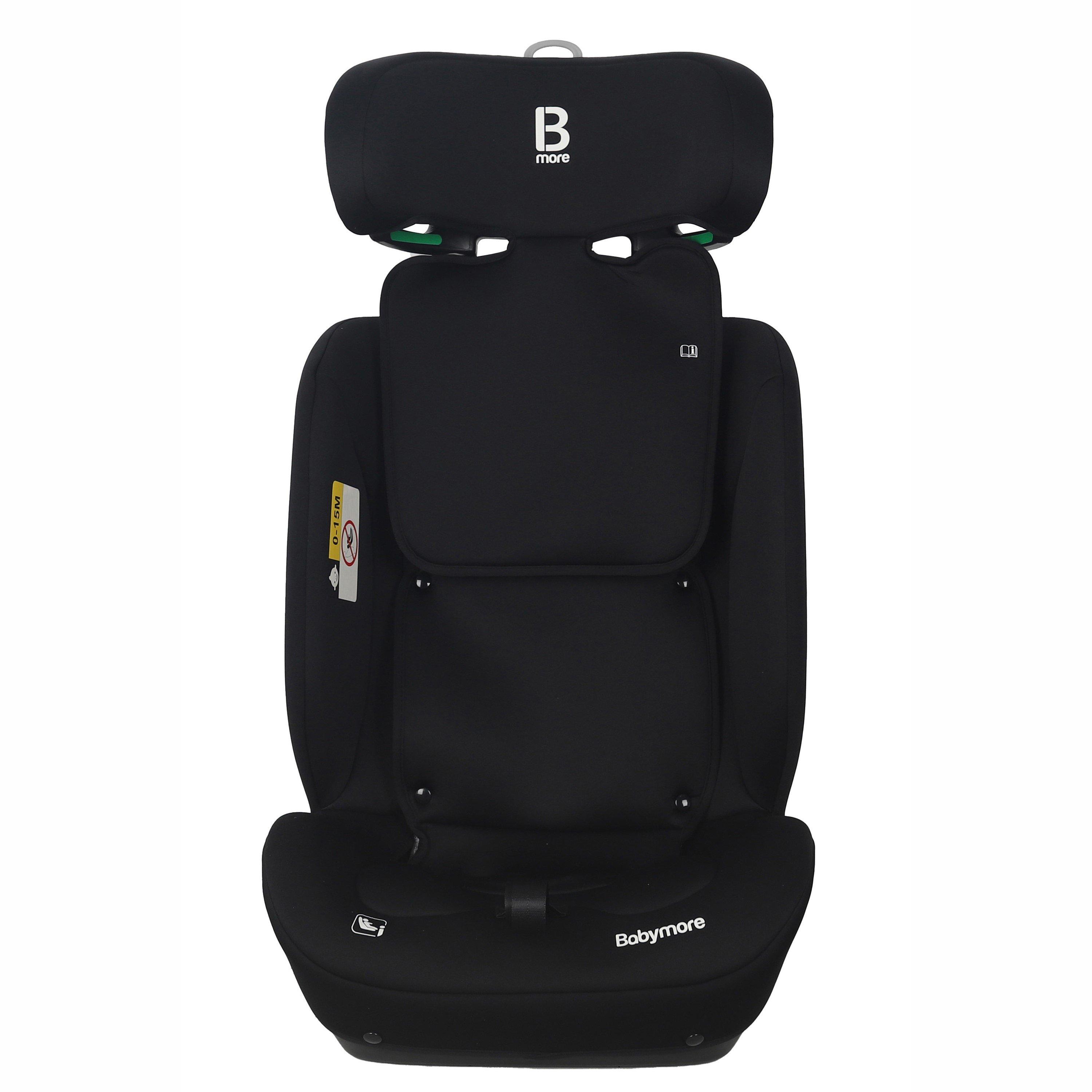 Black - Babymore - Hazel Car Seat i-Size 76-150cm Black - 6