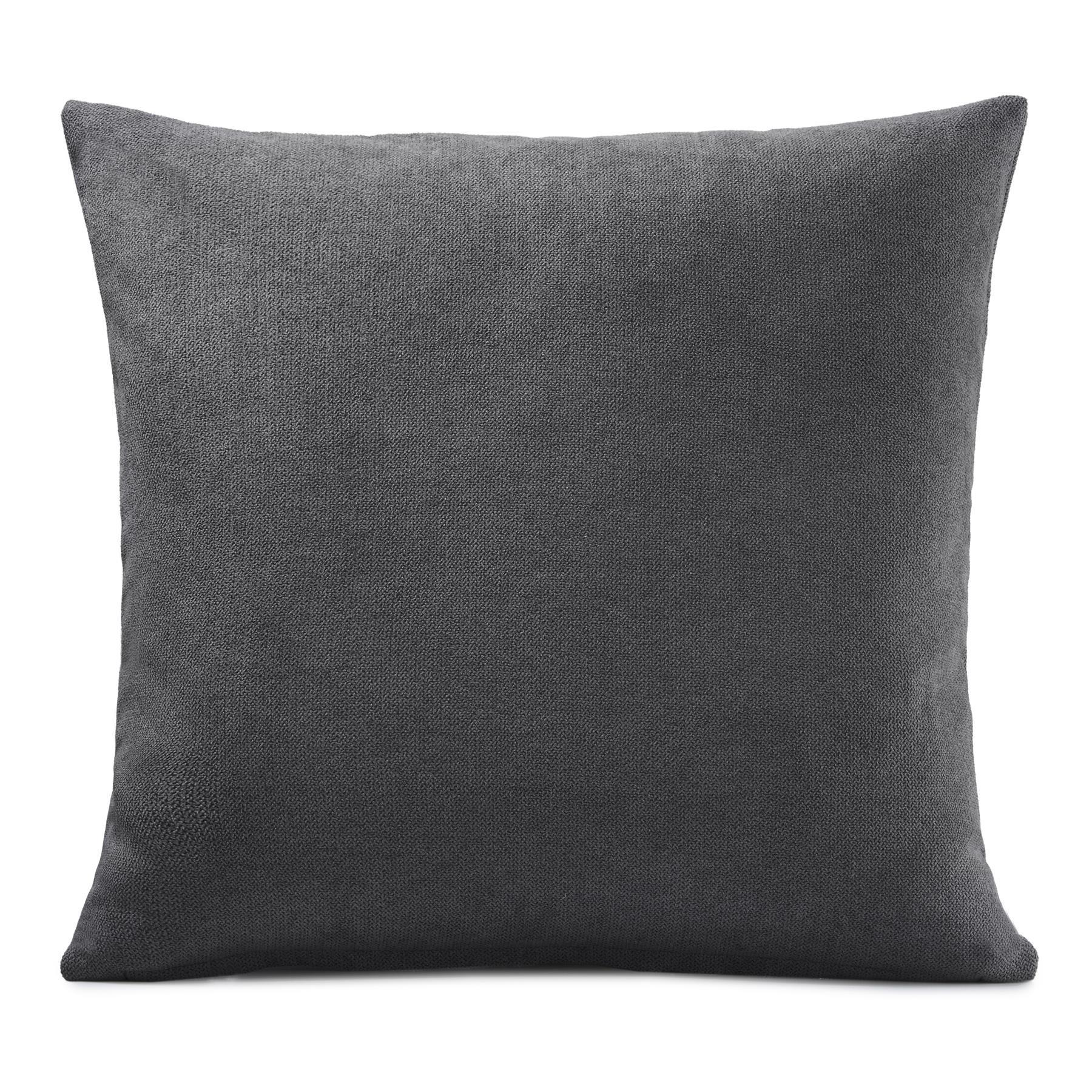Slate - Alan Symonds - Set of 4 Plain Chenille Velvet Cushions - 2