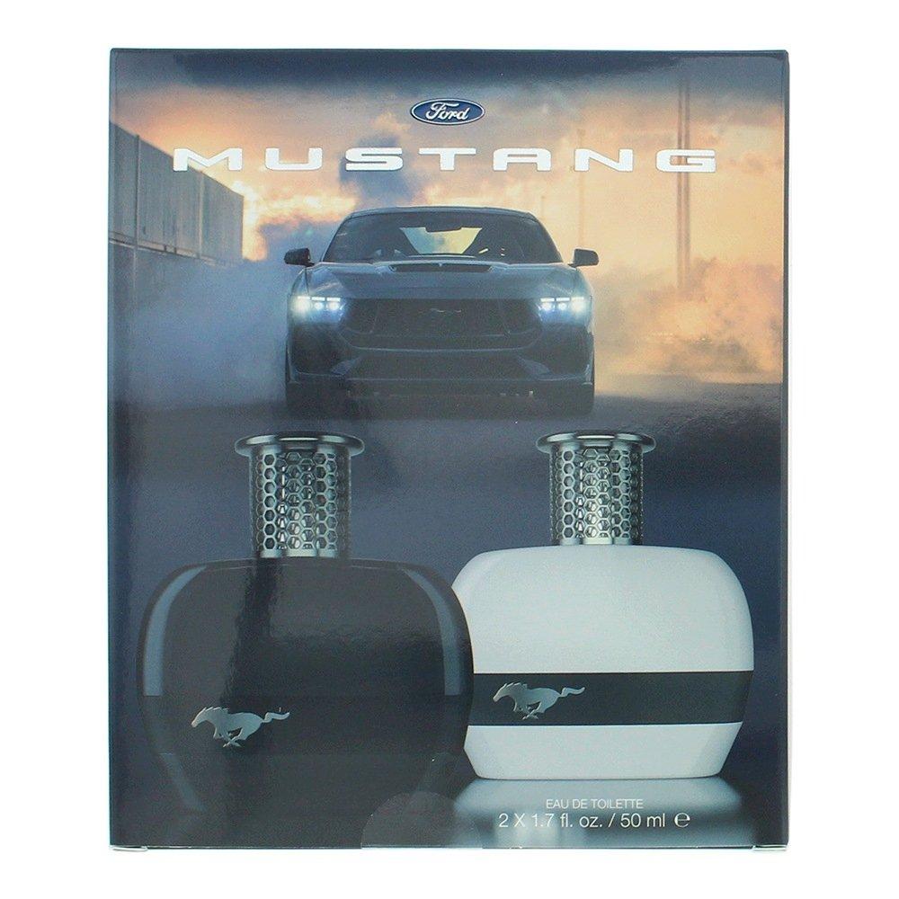 None - Mustang - Mustang Black & White 2 Piece Gift Set - 3