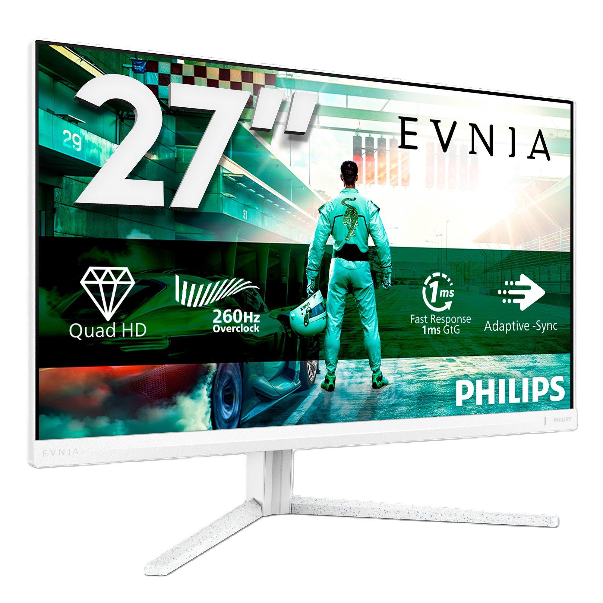 Black - Philips - Philips Evnia 27M2N3501PA 27 Inch Fast IPS QHD 240Hz (260Hz OC) Height adjust Gaming monitor - 2