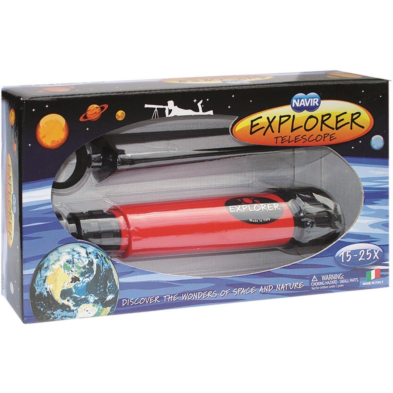 Red - NAVIR - Explorer Telescope with Tripod - Red - 2
