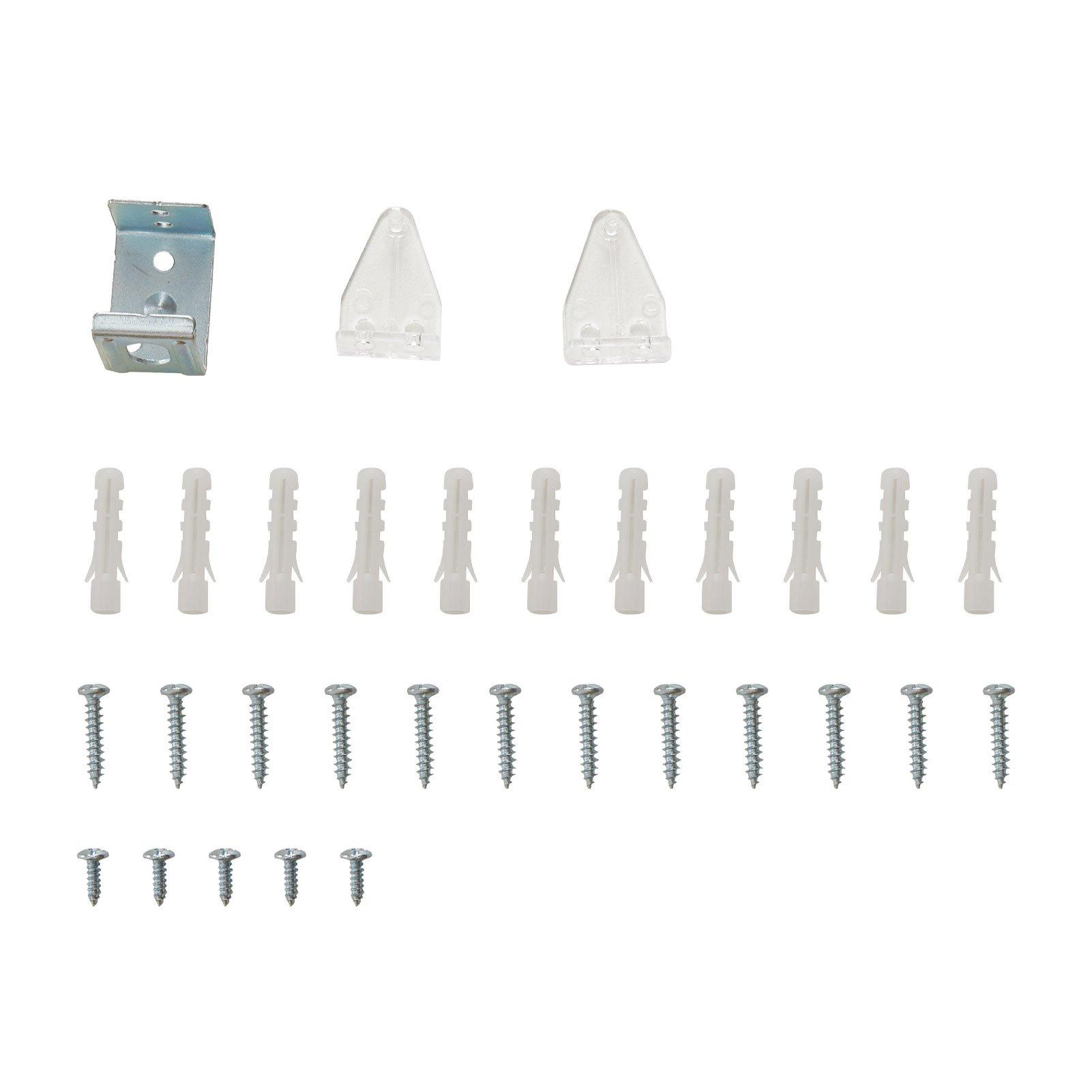 White - LIFE IDEAS - 2pcs PVC Venetian Blinds - 9