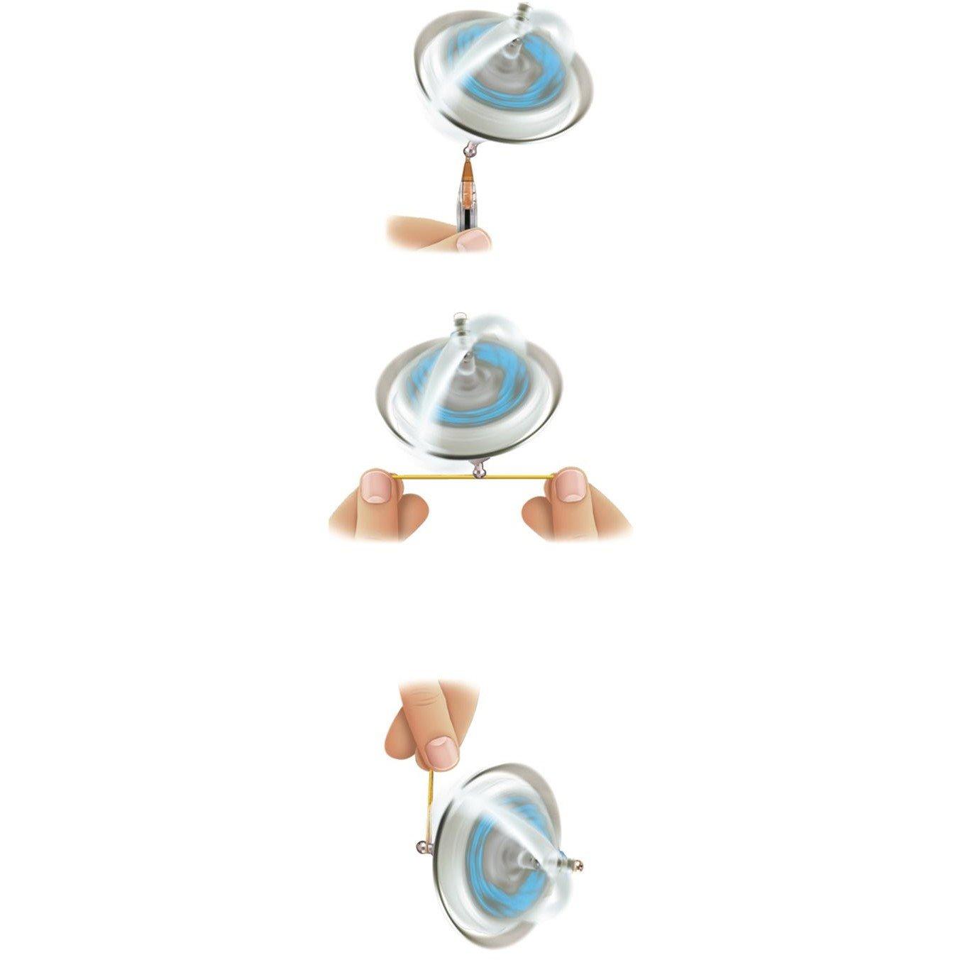 Blue - NAVIR - UFO Lighting Gyroscope - Blue - 4