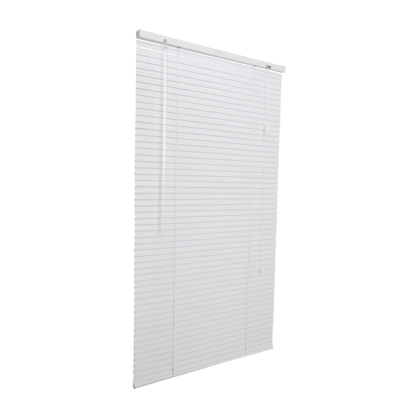 White - LIFE IDEAS - 2pcs Aluminum Venetian Blinds - 6