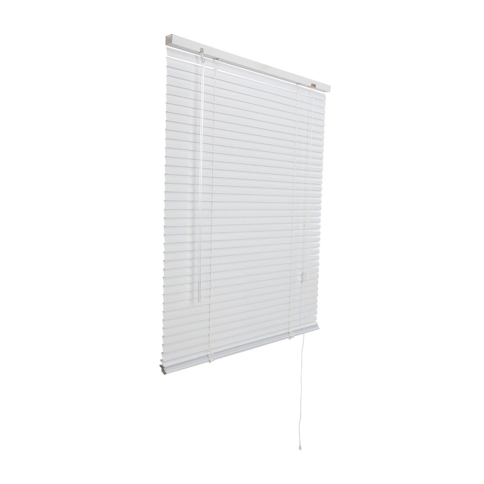 White - LIFE IDEAS - 2pcs Aluminum Venetian Blinds - 8