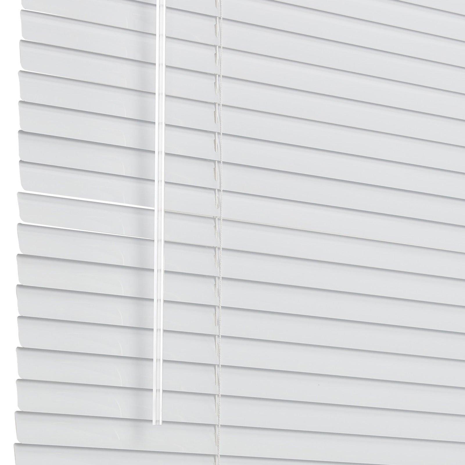 White - LIFE IDEAS - 2pcs Aluminum Venetian Blinds - 10