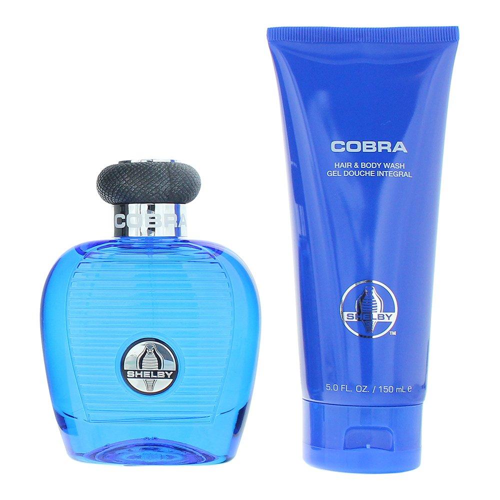 None - Carroll Shelby - Carroll Shelby Blue Cobra 2 Piece Gift Set - 2