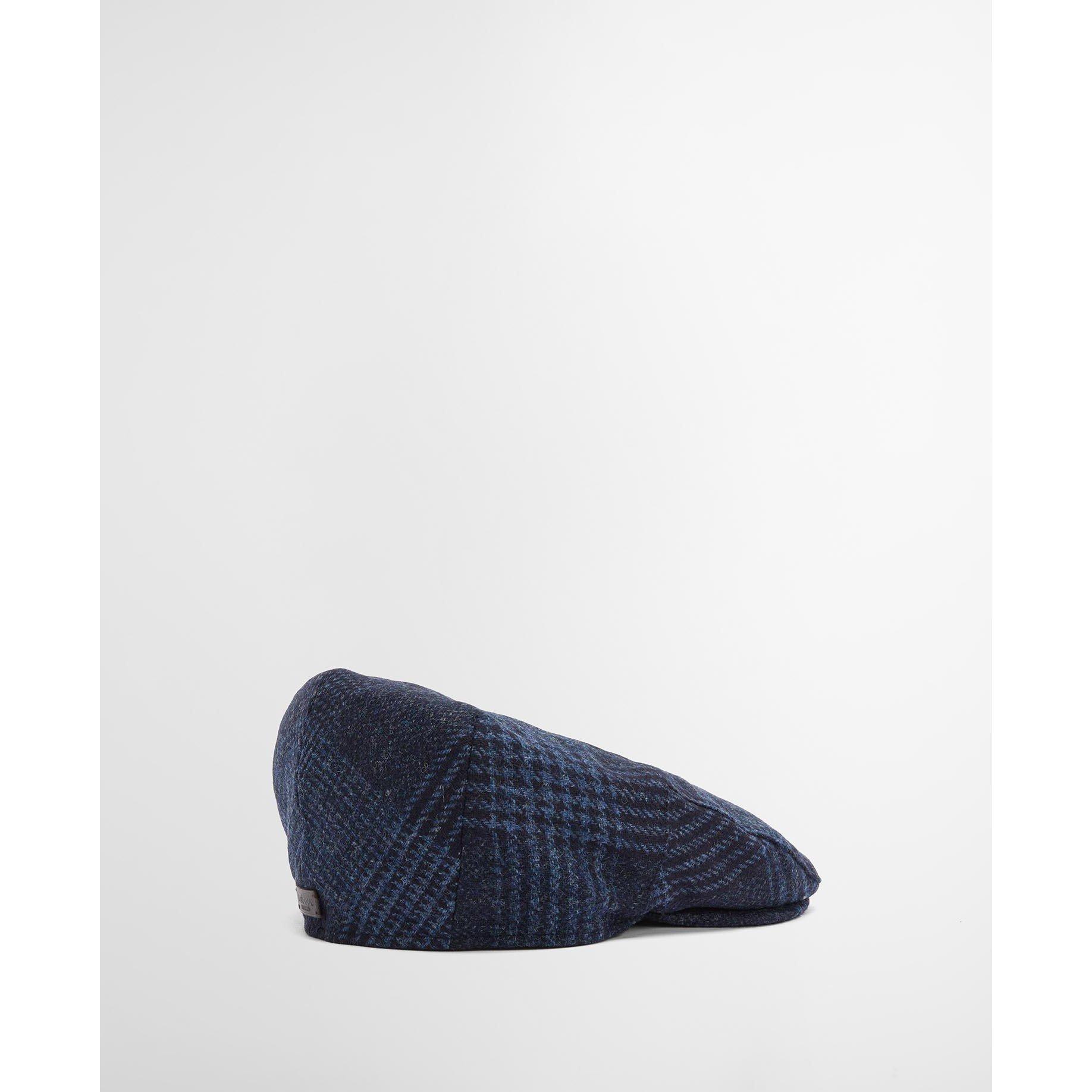 Navy - Barbour - Men's Deveron Flat Cap - 2