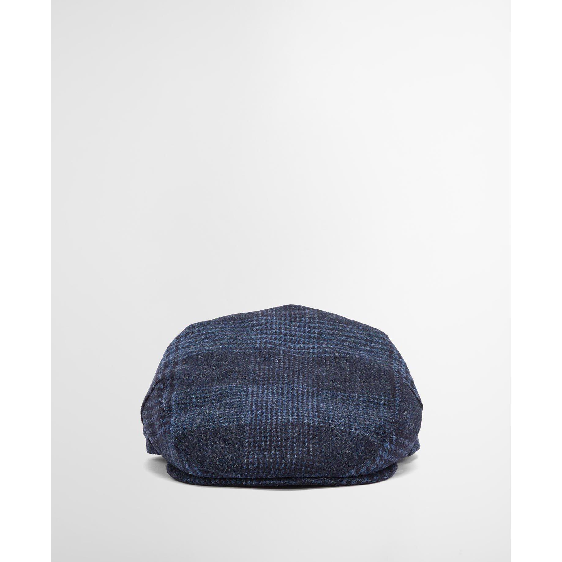 Navy - Barbour - Men's Deveron Flat Cap - 5