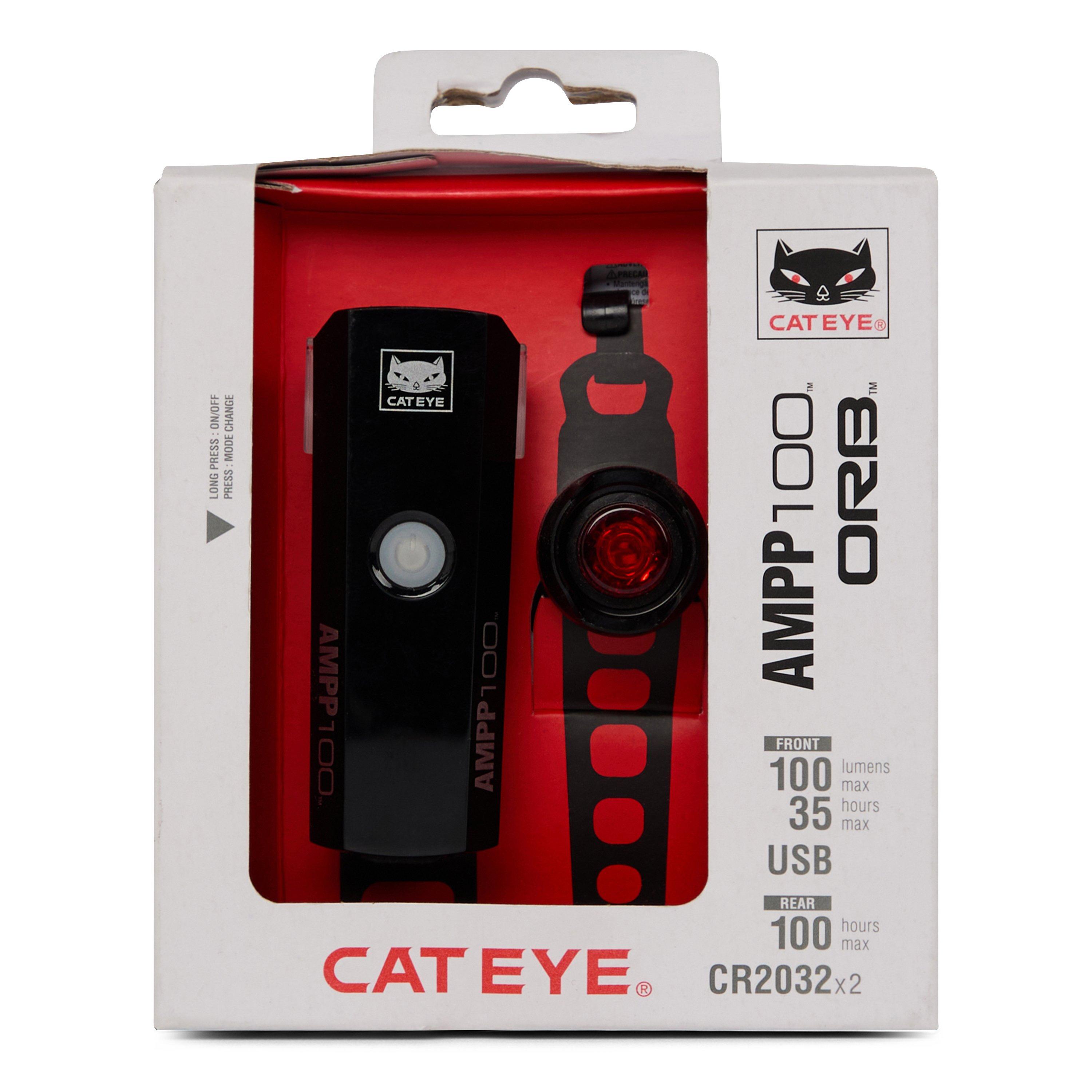 Black - Cateye - AMP100 Lighting Set - 1