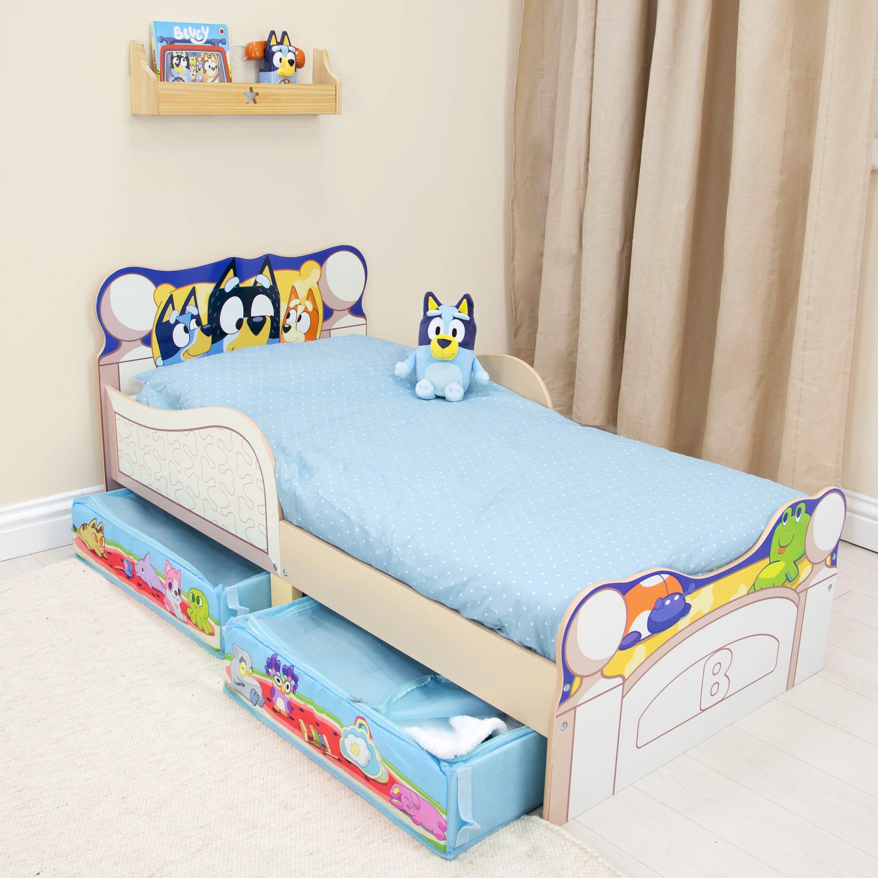 Multi - Bluey - Bedtime Toddler Bed With Storage - 4