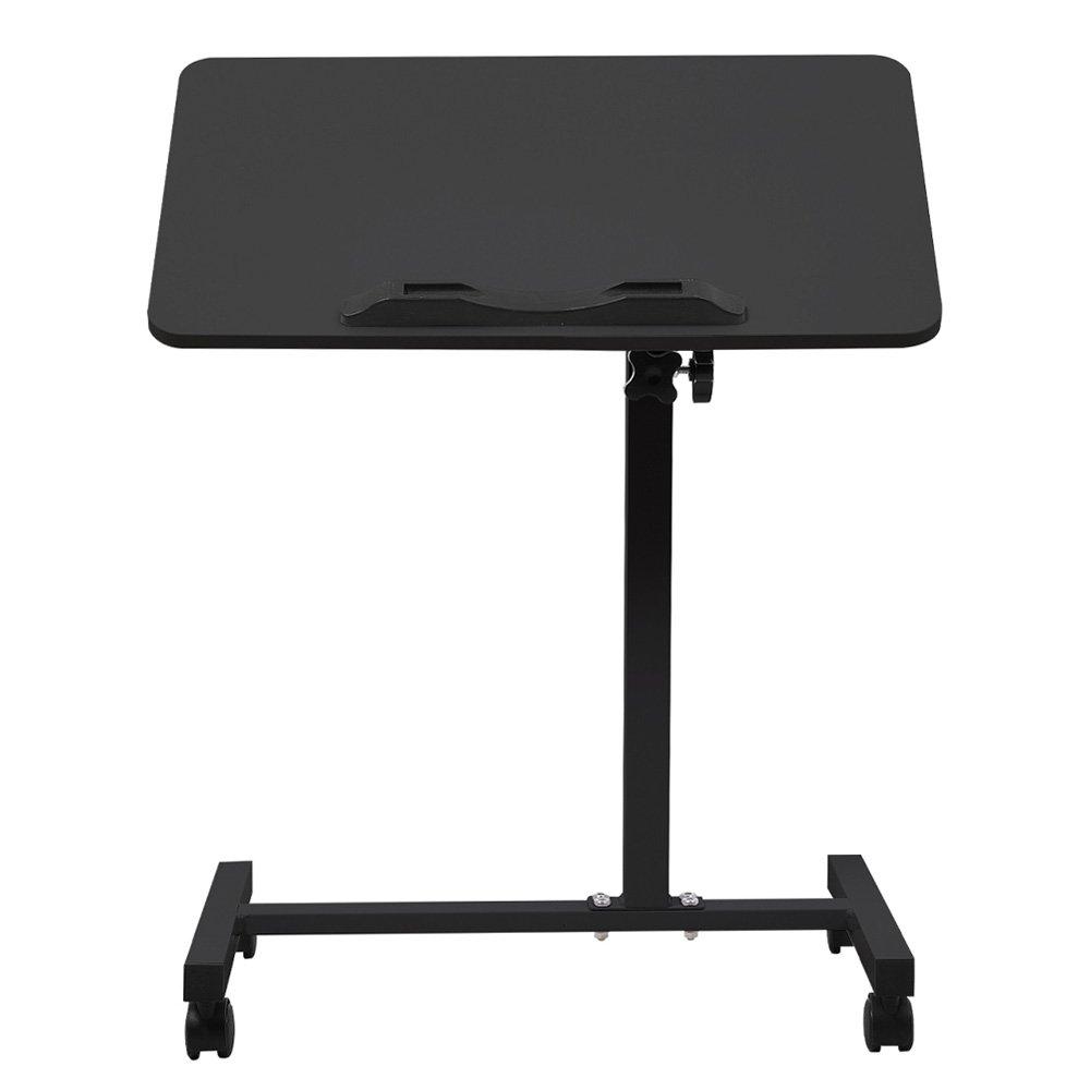 Black - Kabinet UK - Height Adjustable Mobile Table with Castors - 2